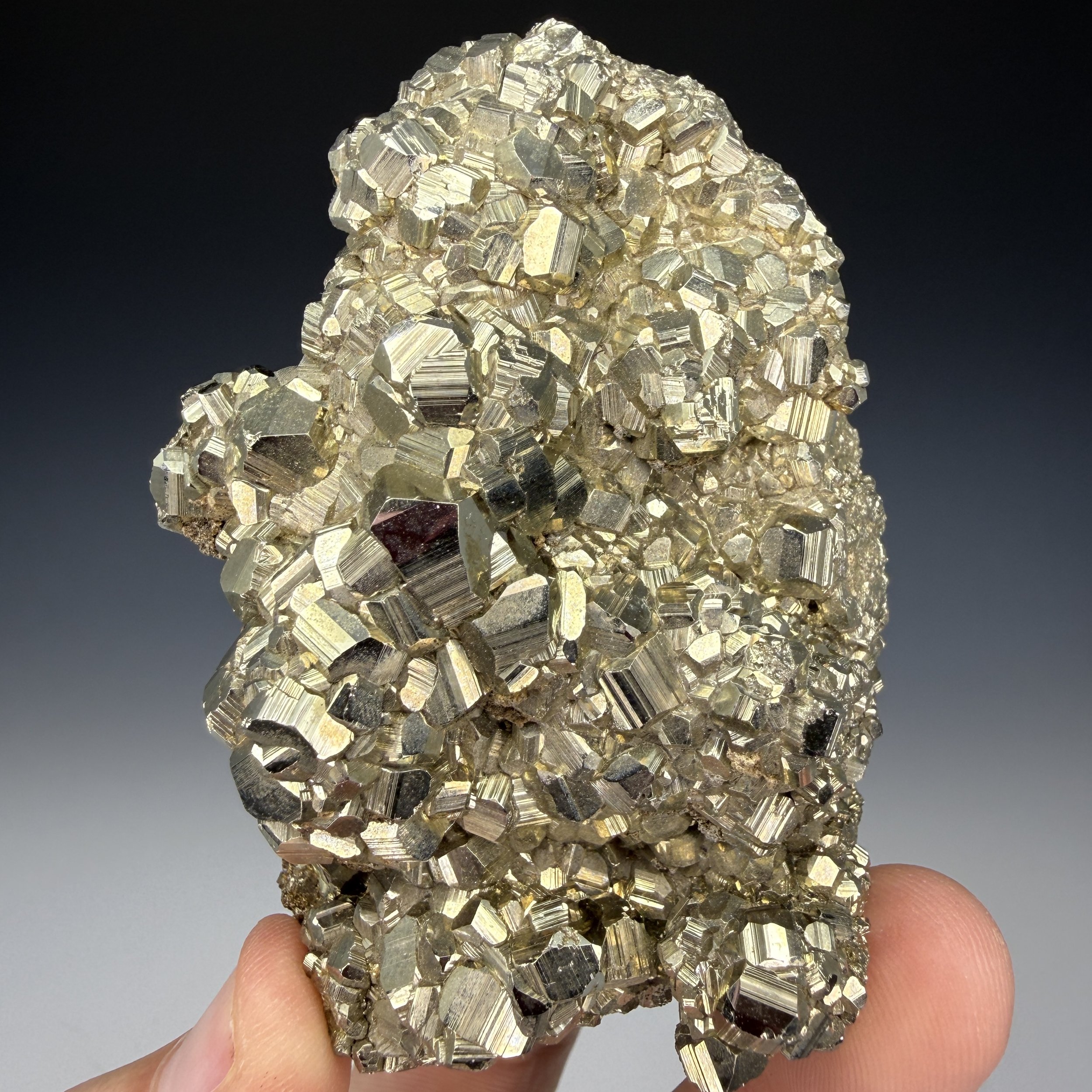 Pyrite, Huanzala Mine, Huallanca, Bolognesi, Ancash, Peru