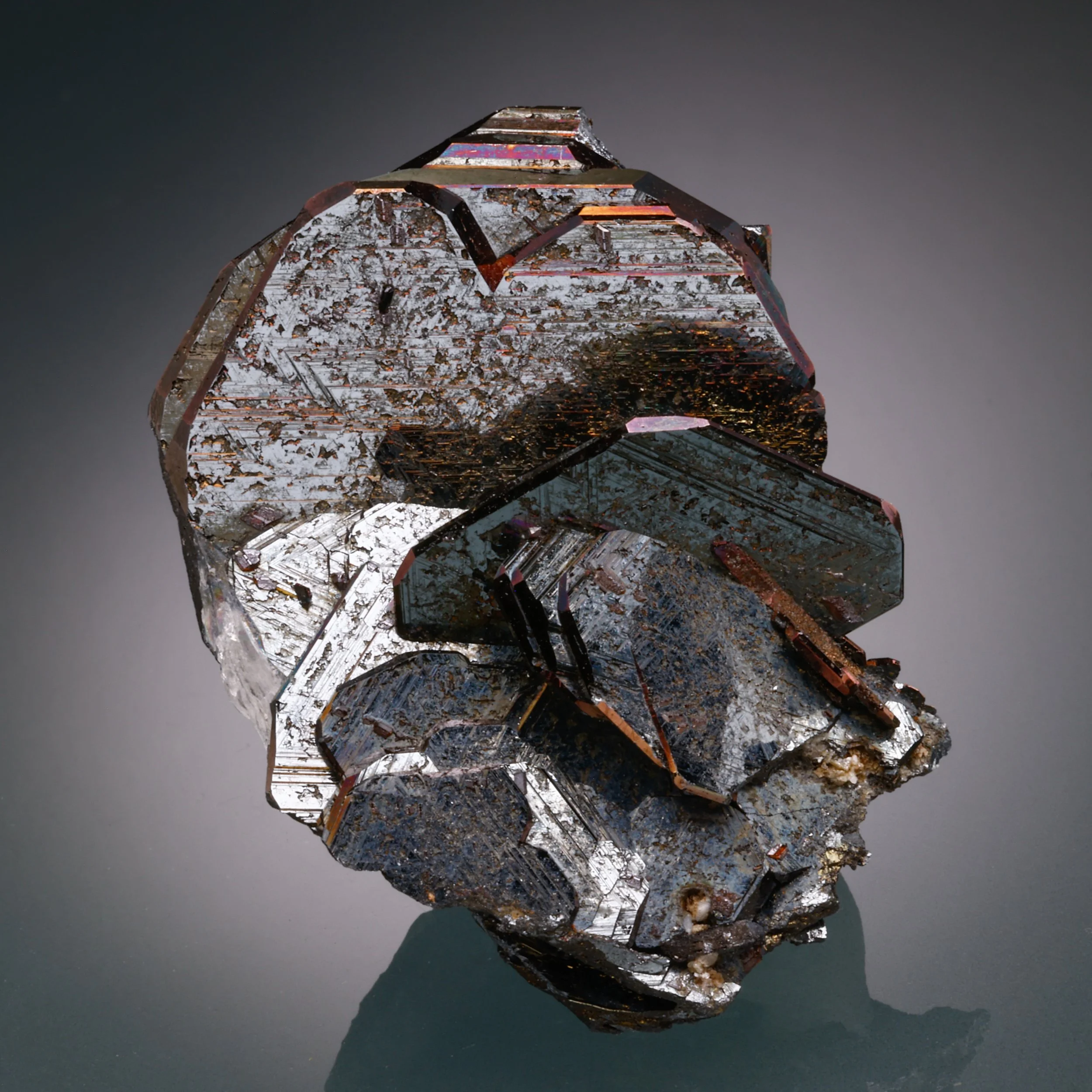 Hematite, Cavradi Gorge, Curnera Valley, Tujetsch, Surselva Region, Grisons, Switzerland