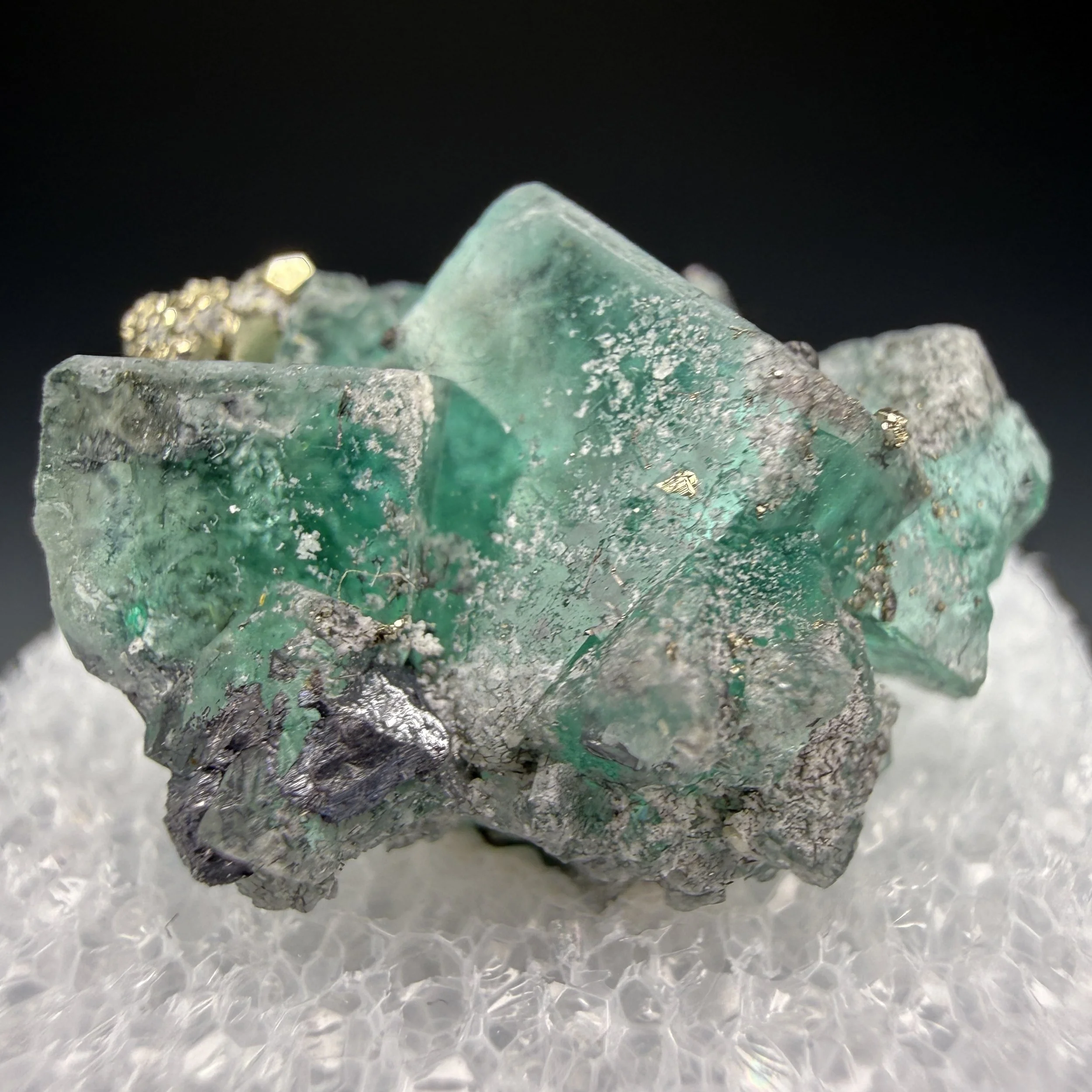Fluorite, Milpo Mine, Atachocha District, Pasco, Peru