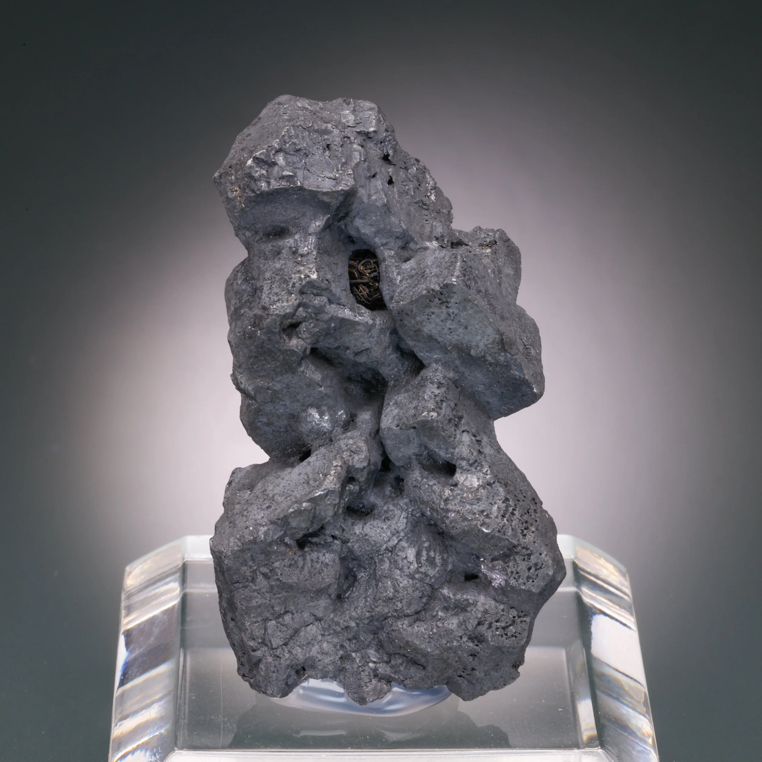 Acanthite, Zhi Jai Di, Xitudshui, Datong Co., Shanxi Sheng, China