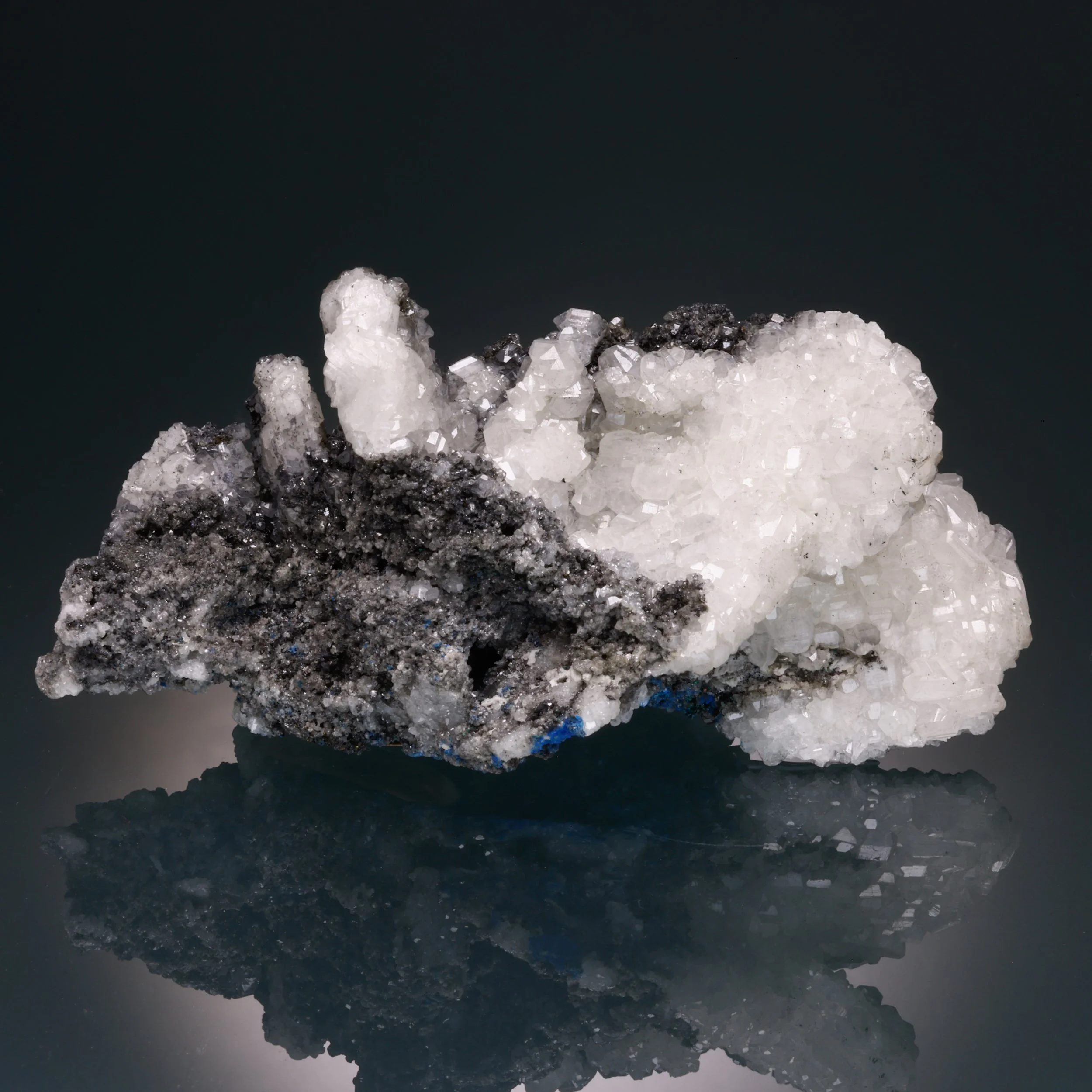 Cerussite, Ps. Anglesite, Linarite, Tsumeb Mine, Oshikoto Region, Namibia