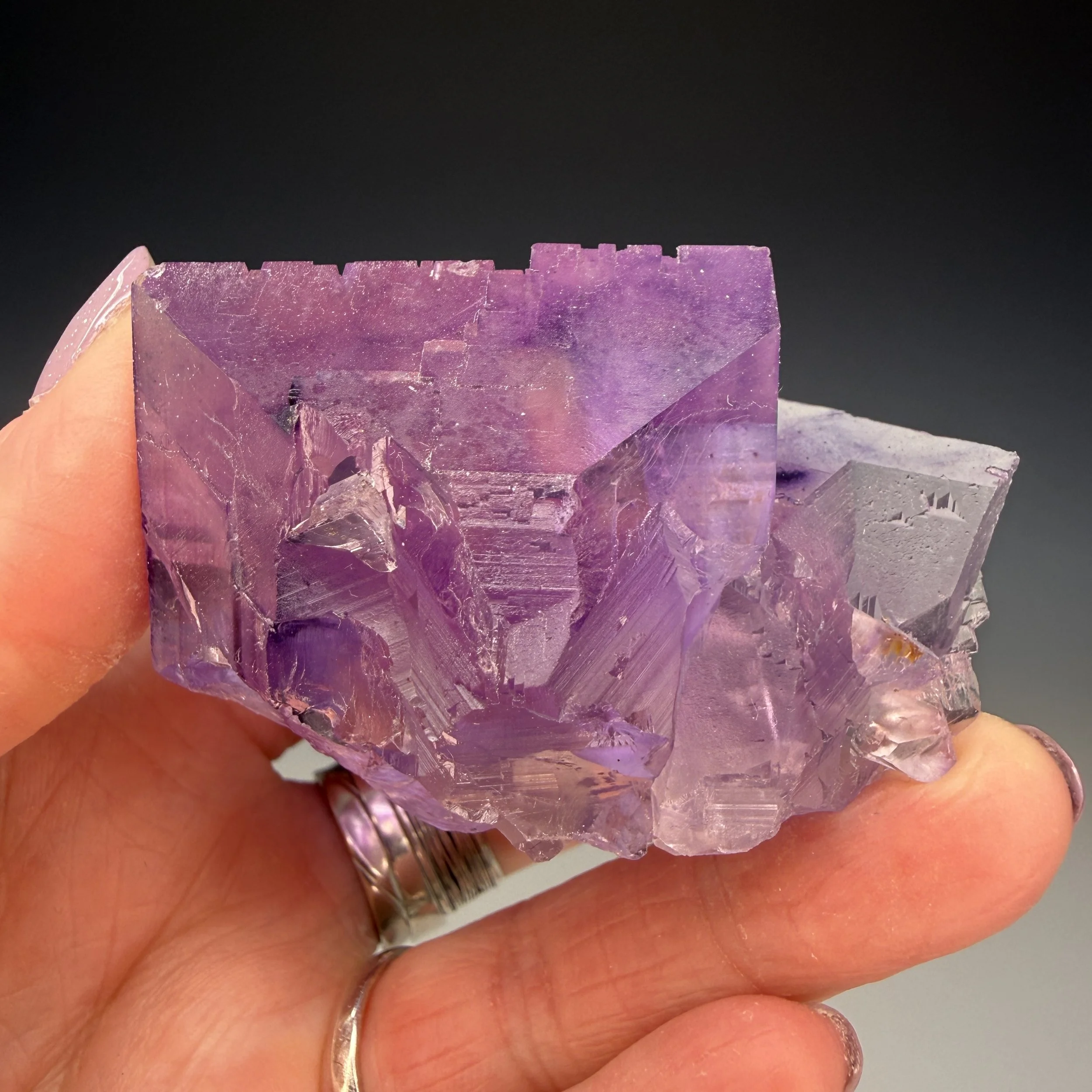 Fluorite, Hastie's Quarry, Cave-In-Rock, Hardin County, Illinois, USA