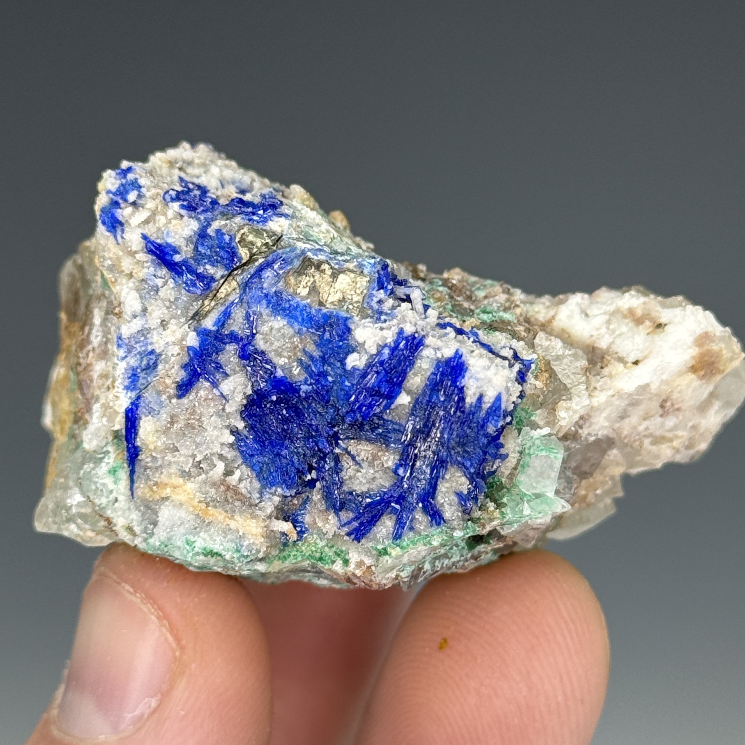 Linarite, Blanchard Mine, Bingham,Socorro County, New Mexico, USA