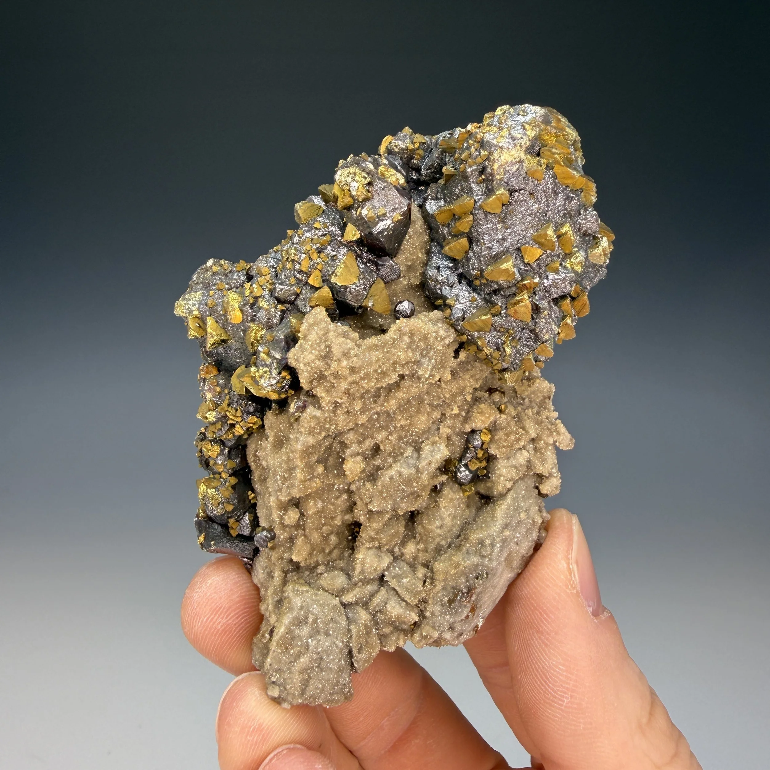 Sphalerite, Chalcopyrite, Picher Field, Ottawa County, Oklahoma, USA