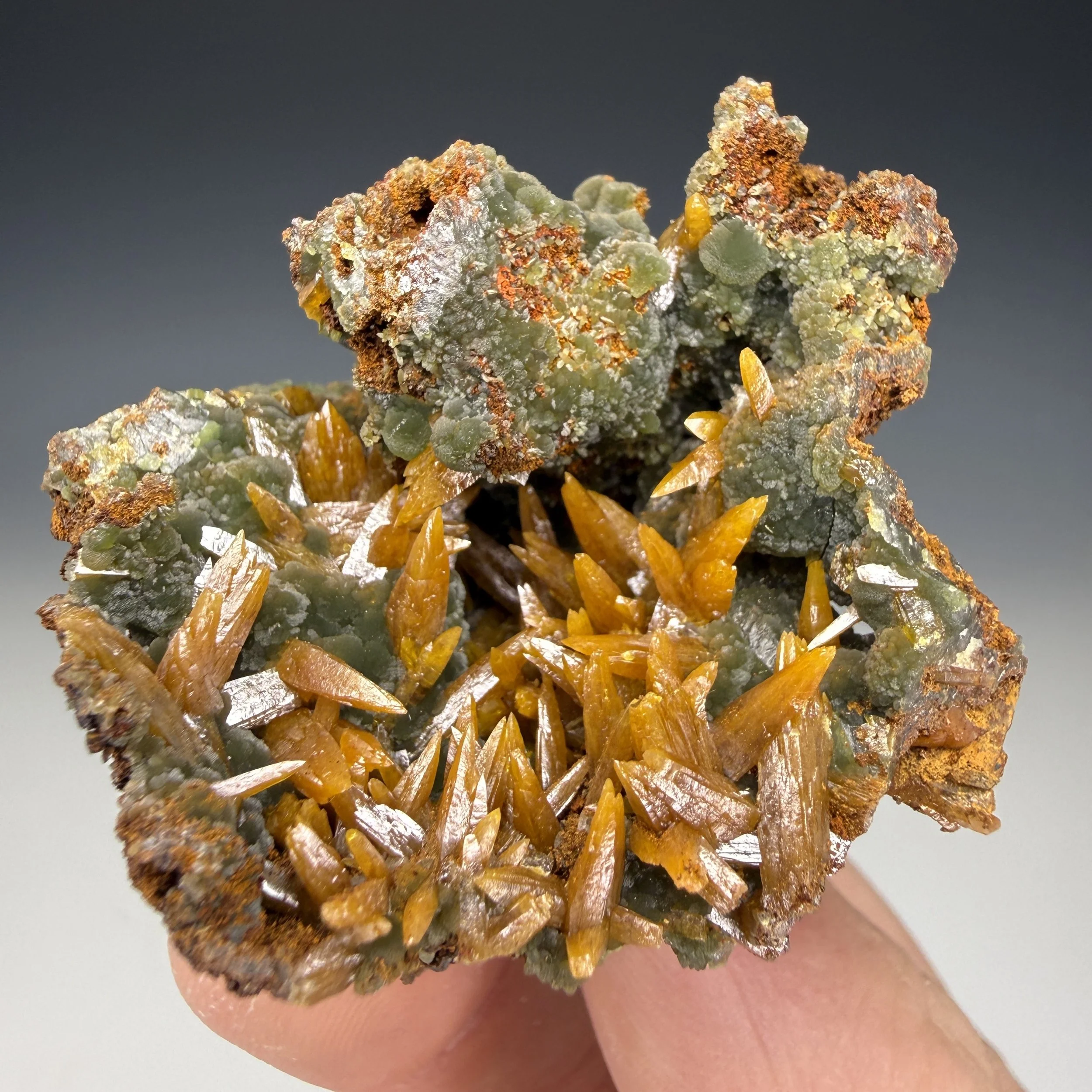 Wulfenite, Mimetite, Ojuela Mine, Mapimi, Durango, Mexico