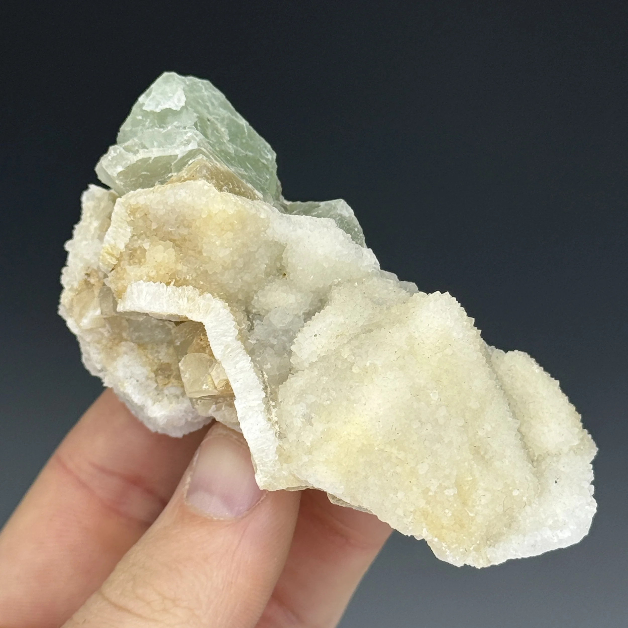 Quartz, Epimorph Fluorite, Genoa Claim, Animas Dist, San Juan County, Colorado, USA