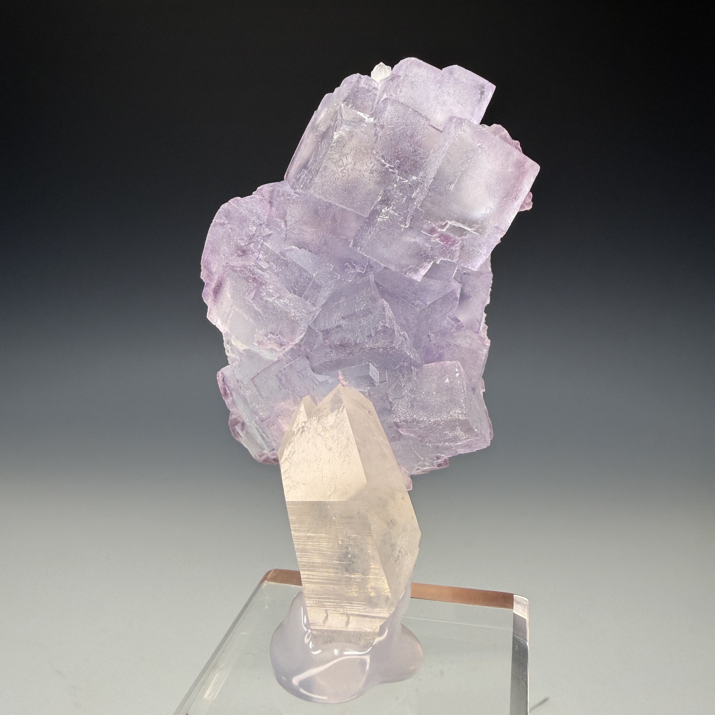 Fluorite, Quartz, China