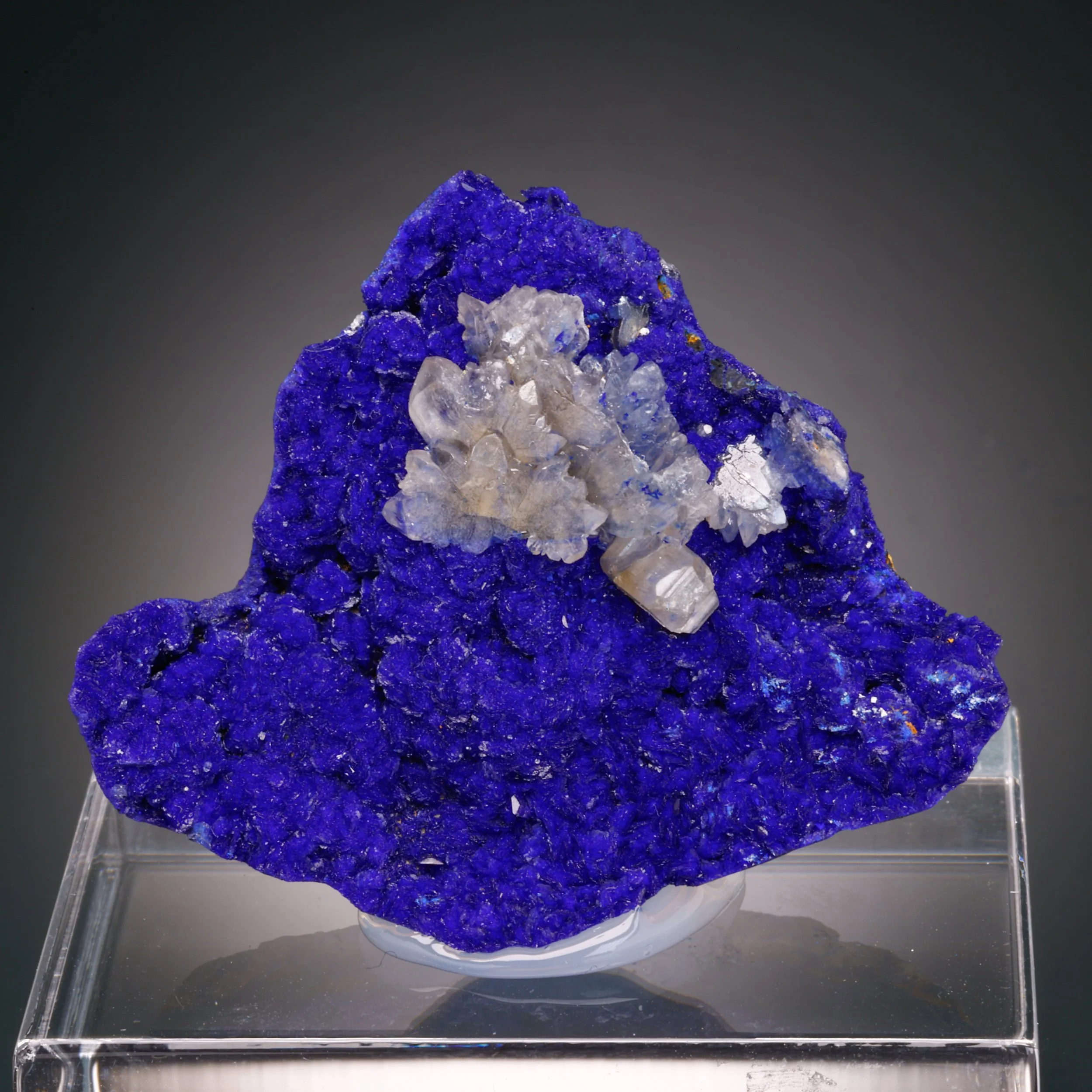 Cerussite, Azurite, Yanga Koubenza, Mfouati, Bouenza Department, Republic of the Congo