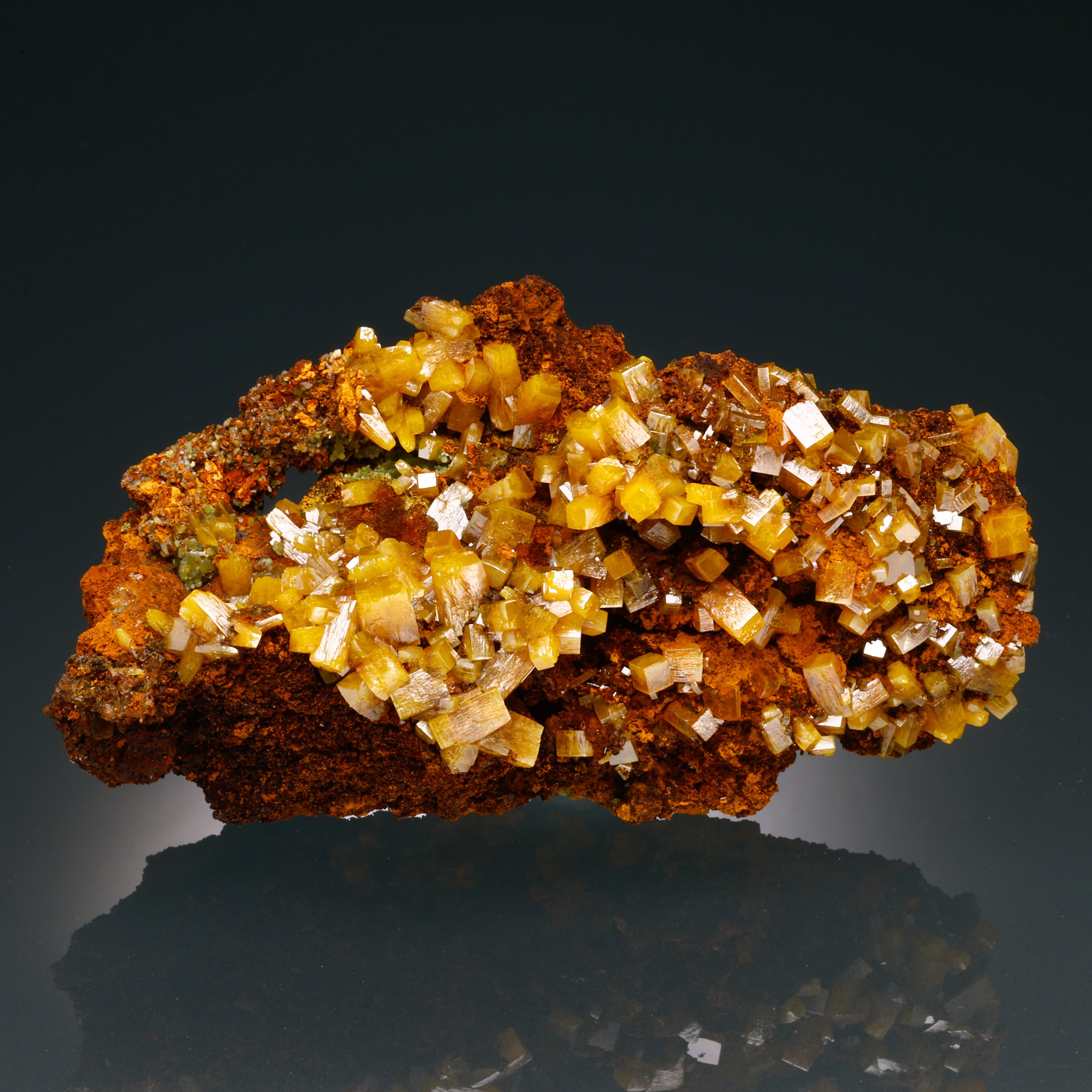 Wulfenite, Mimetite, Ojuela Mine, Mapimi, Durango, Mexico