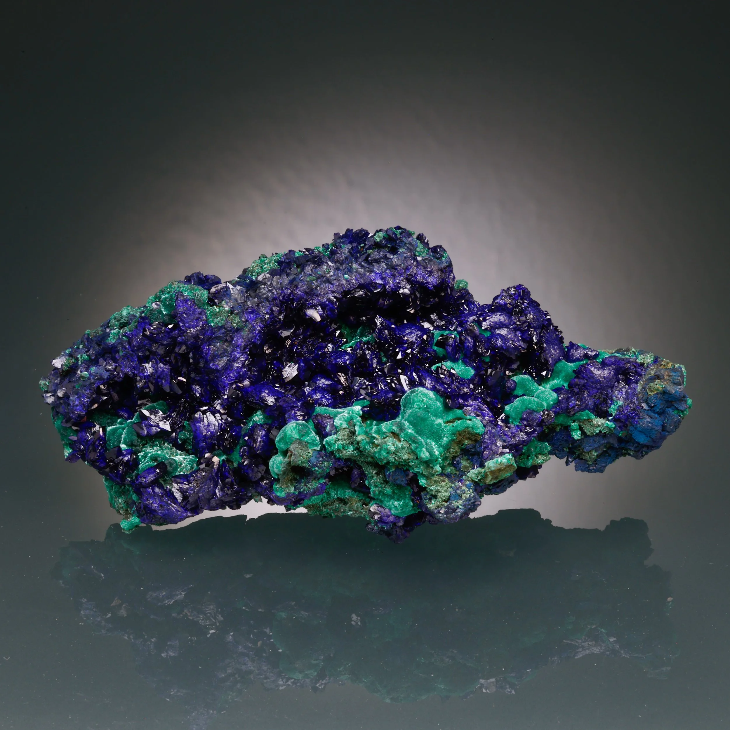 Azurite, Malachite, Guichi Copper Mine, Guichi District, Chizhou, Anhui Province, China