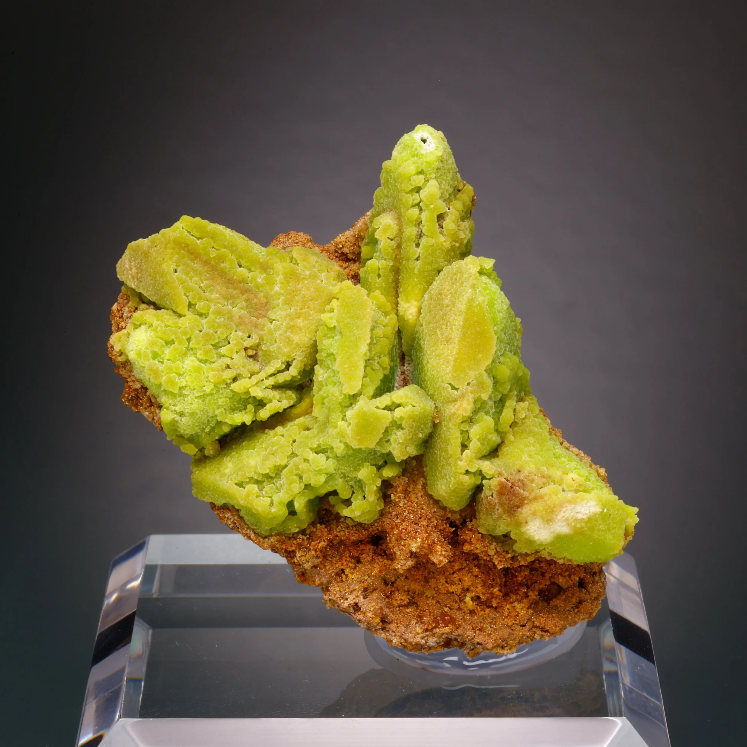 Phosphohedyphane, Cerussite, Mfouati, Bouenza, Republic of the Congo