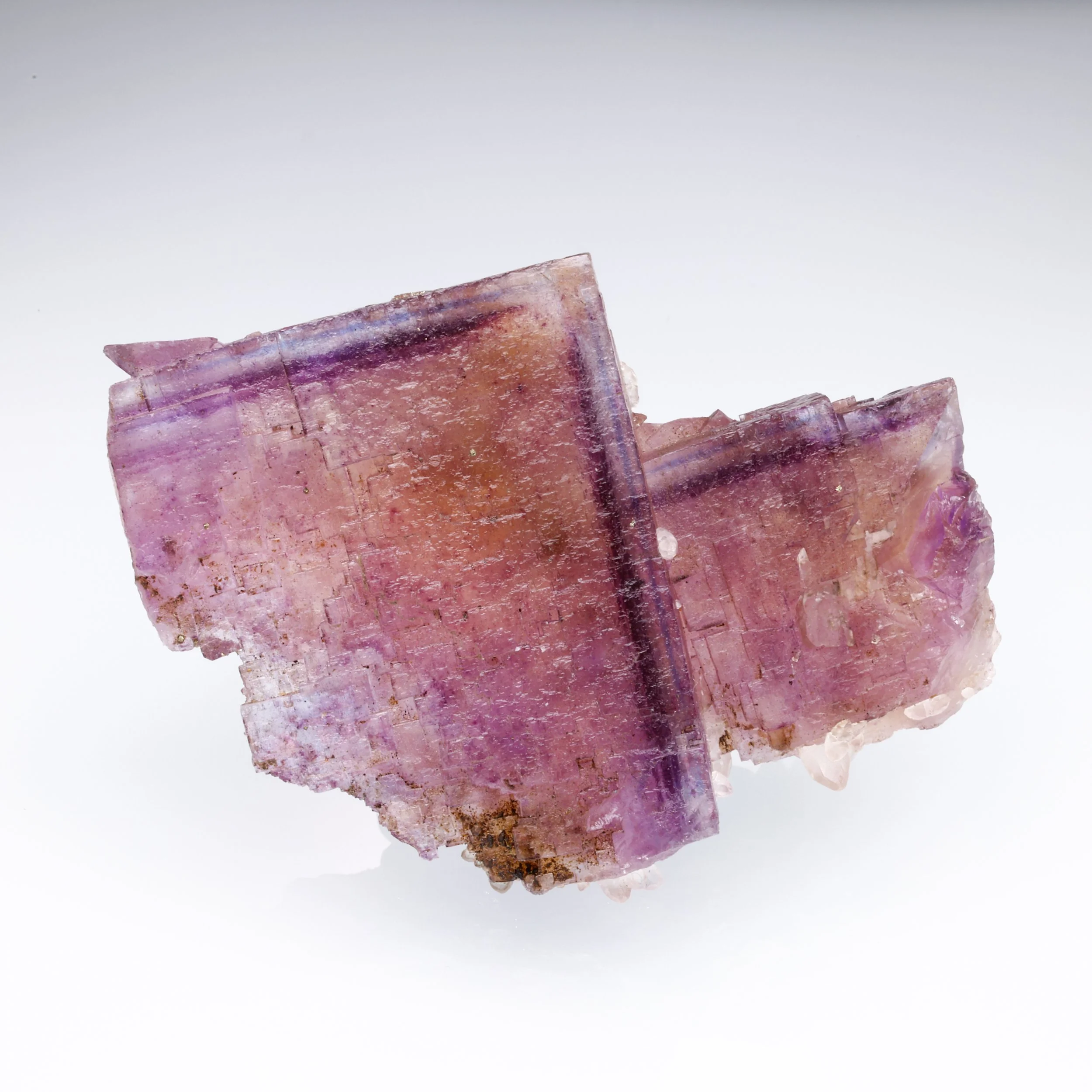 Fluorite, Calcite, Minerva No. 1 Mine, Cave-In-Rock, Hardin County, Illinois, USA