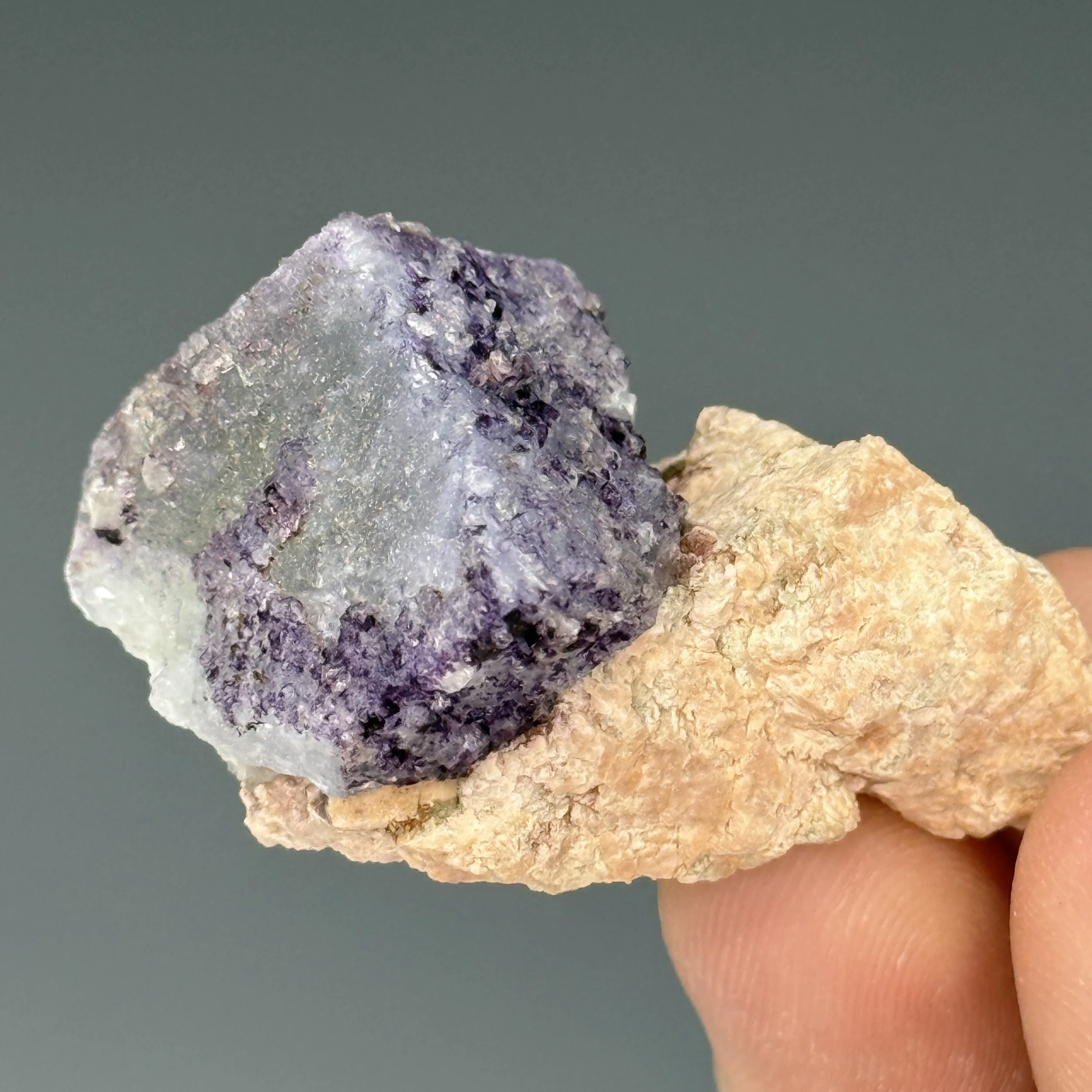Fluorite, Feldspar, Black Valley Claim, Jefferson County, Colorado, USA