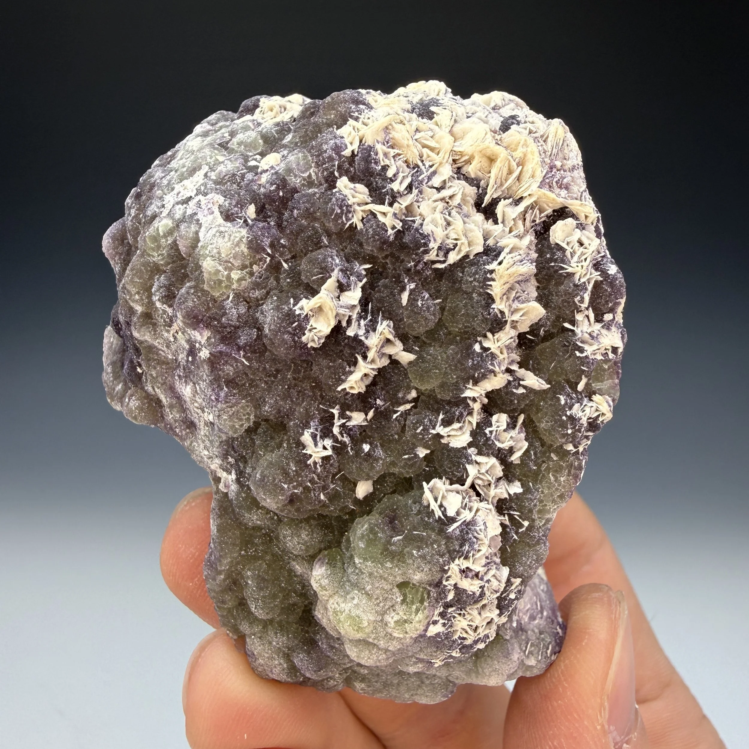 Fluorite, Baryte, Amethyst, Nancy Hanks Mine, Unaweep Canyon, Mesa County, Colorado, USA