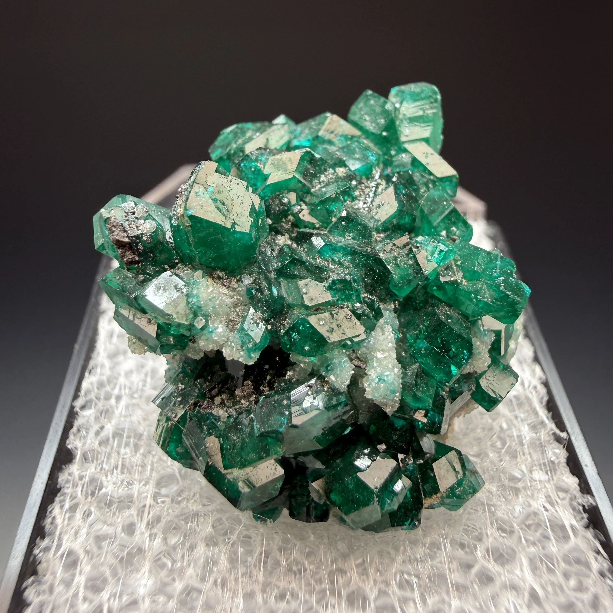 Dioptase, Tsumeb Mine, Oshikoto Region, Namibia