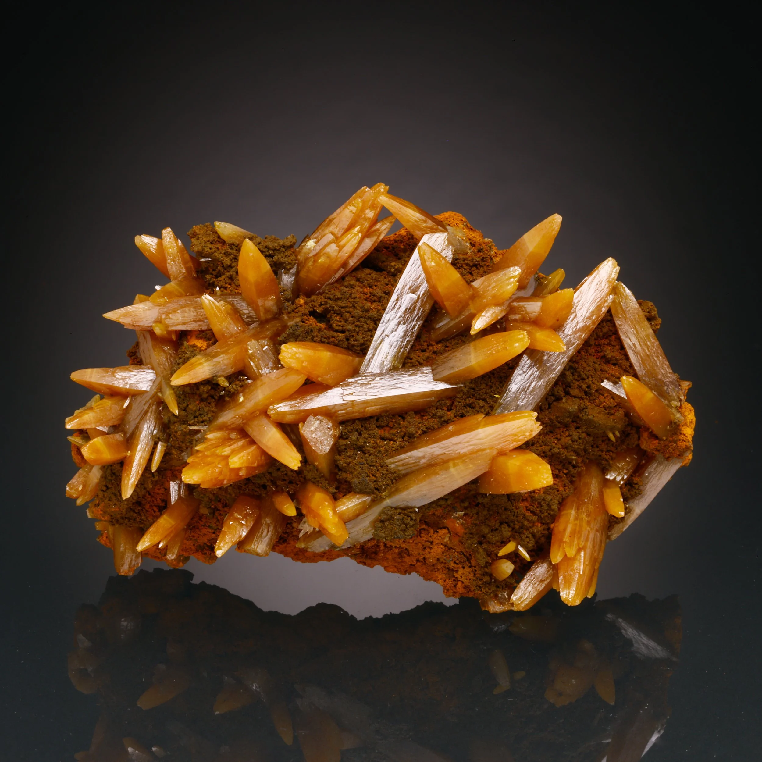 Wulfenite, Ojuela Mine, Mapimi, Durango, Mexico
