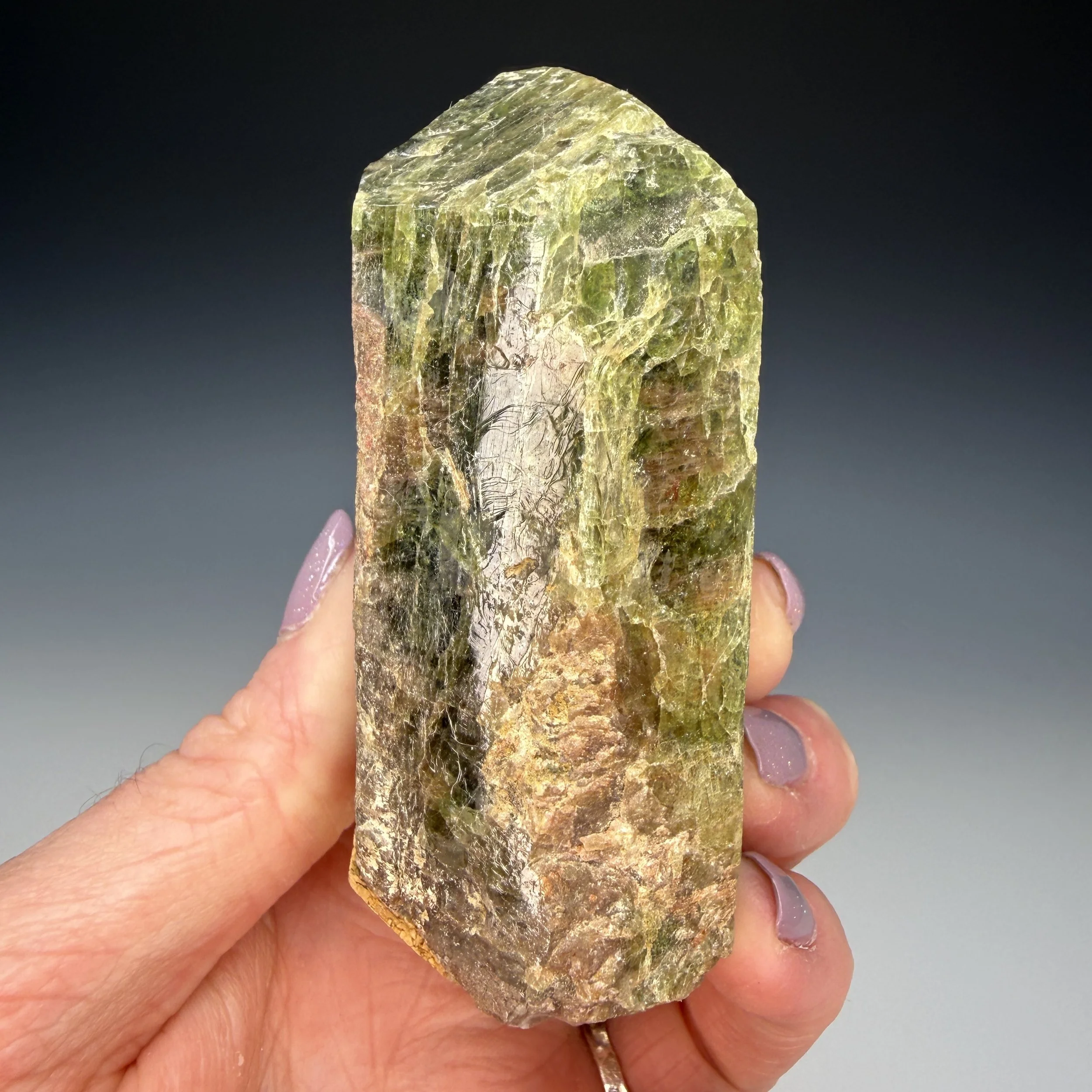 Apatite, Yates mine, near Otter Lake, Huddersfield Township, Pontiac County, Quebec Canada