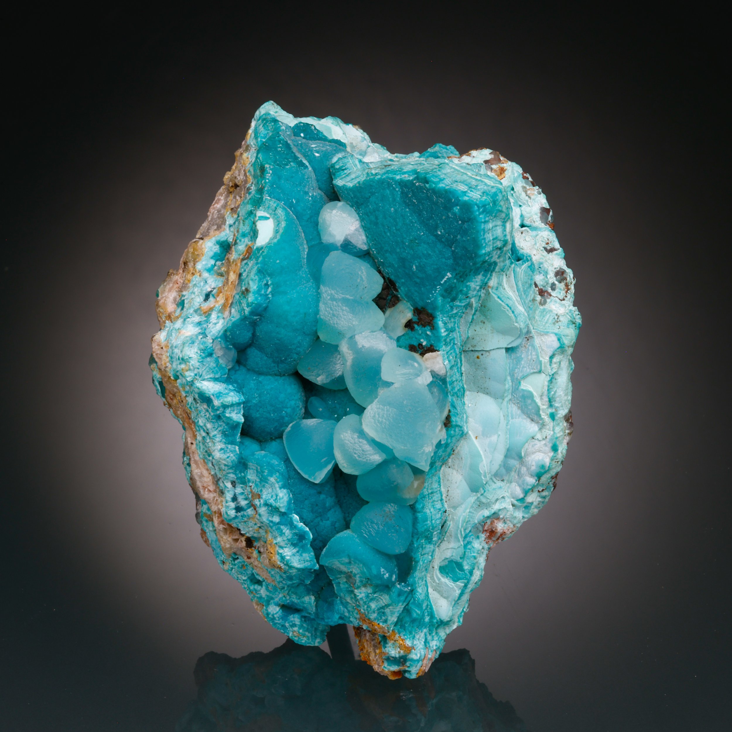 Smithsonite, Aurichalcite, Kelly Mine, Magdalena, Socorro County, New Mexico, USA