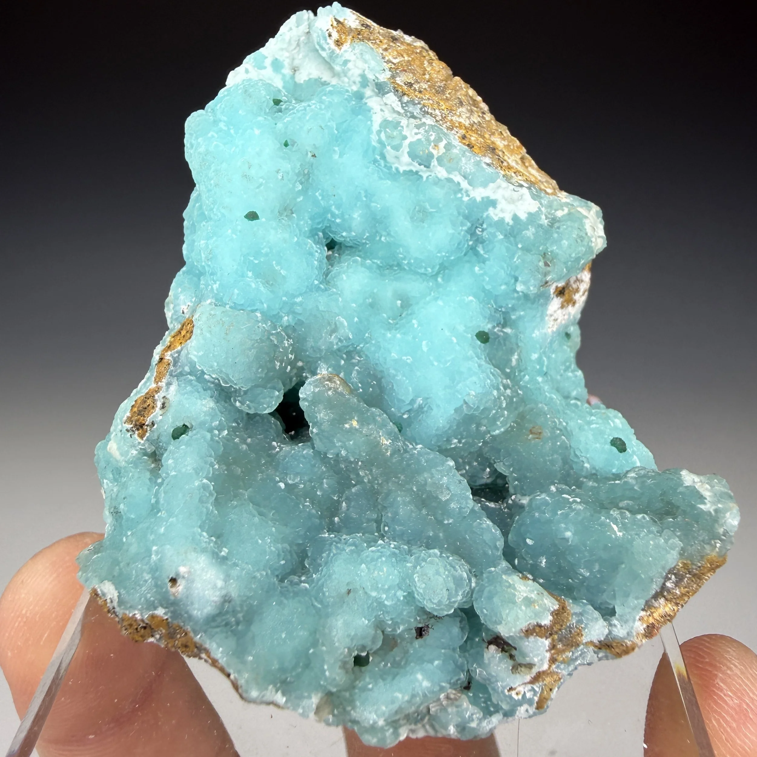 Smithsonite, Malachite, Yanga Koubenza Quarries, Mfouati, Boueza Dept., Republic of the Congo
