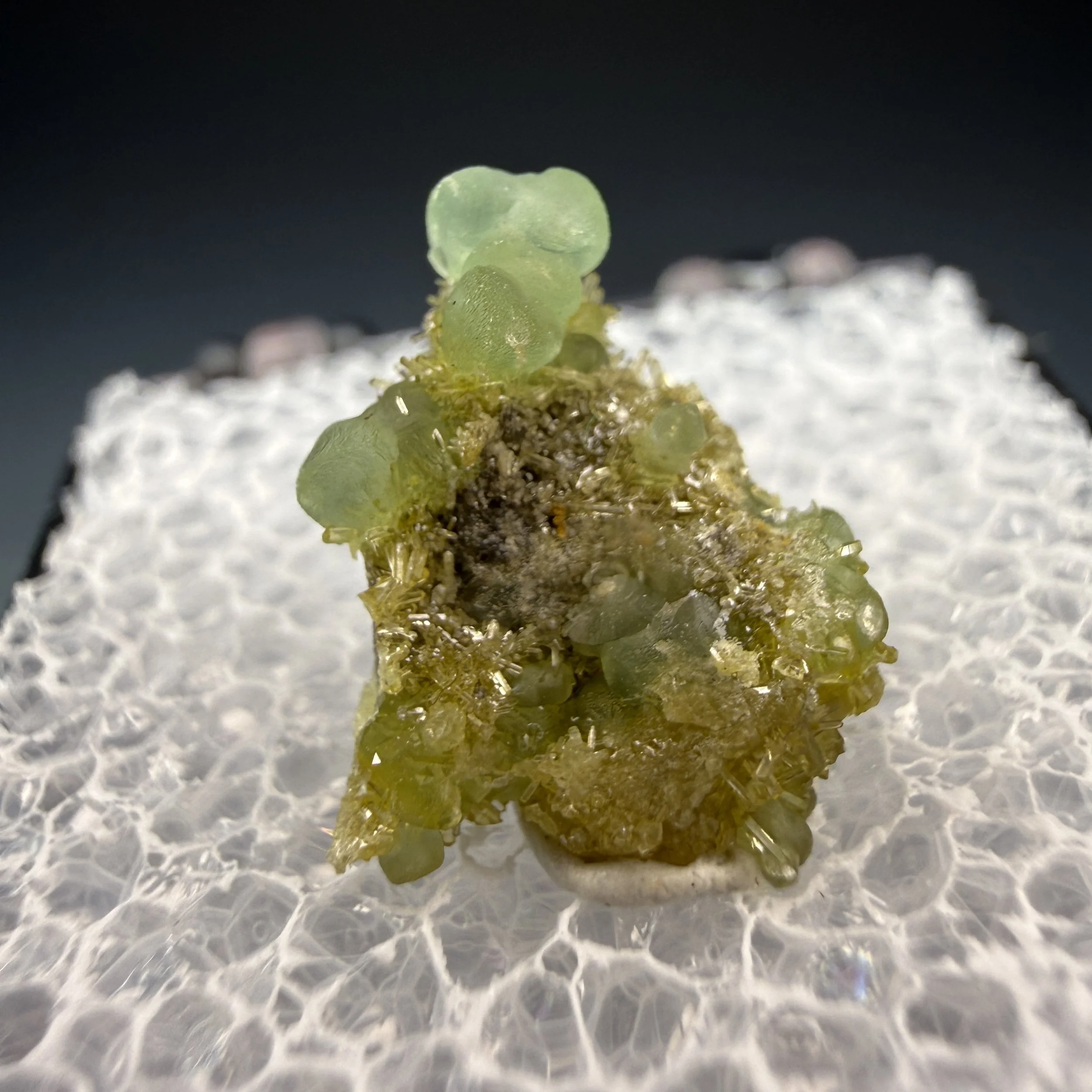 Mimetite, Smithsonite, Tsumeb Mine, Oshikoto Region, Namibia