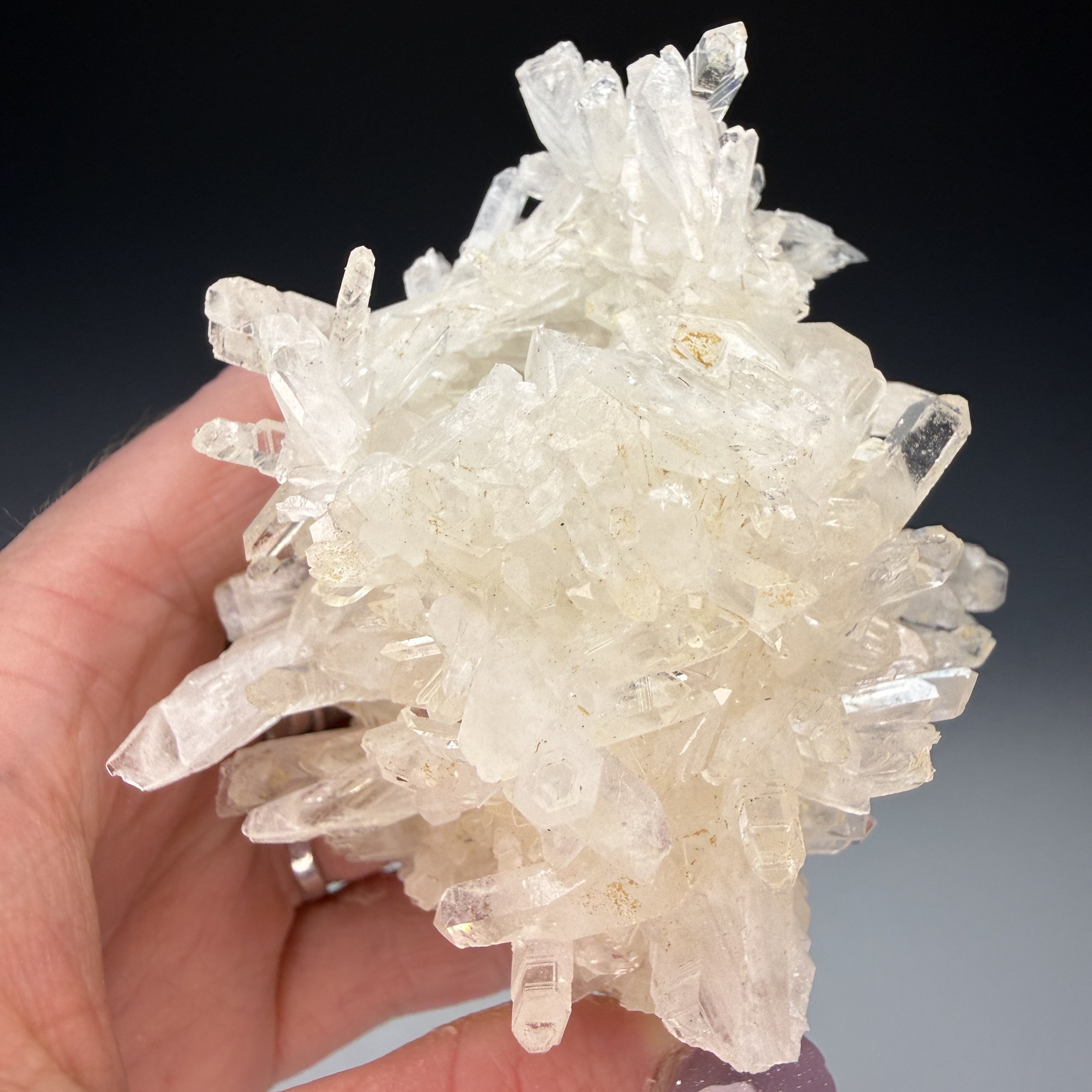 Quartz, After Danburite, Bor Pit, Dal'Negorsk, Dalnegorsk, Primorsky Krai, Russia