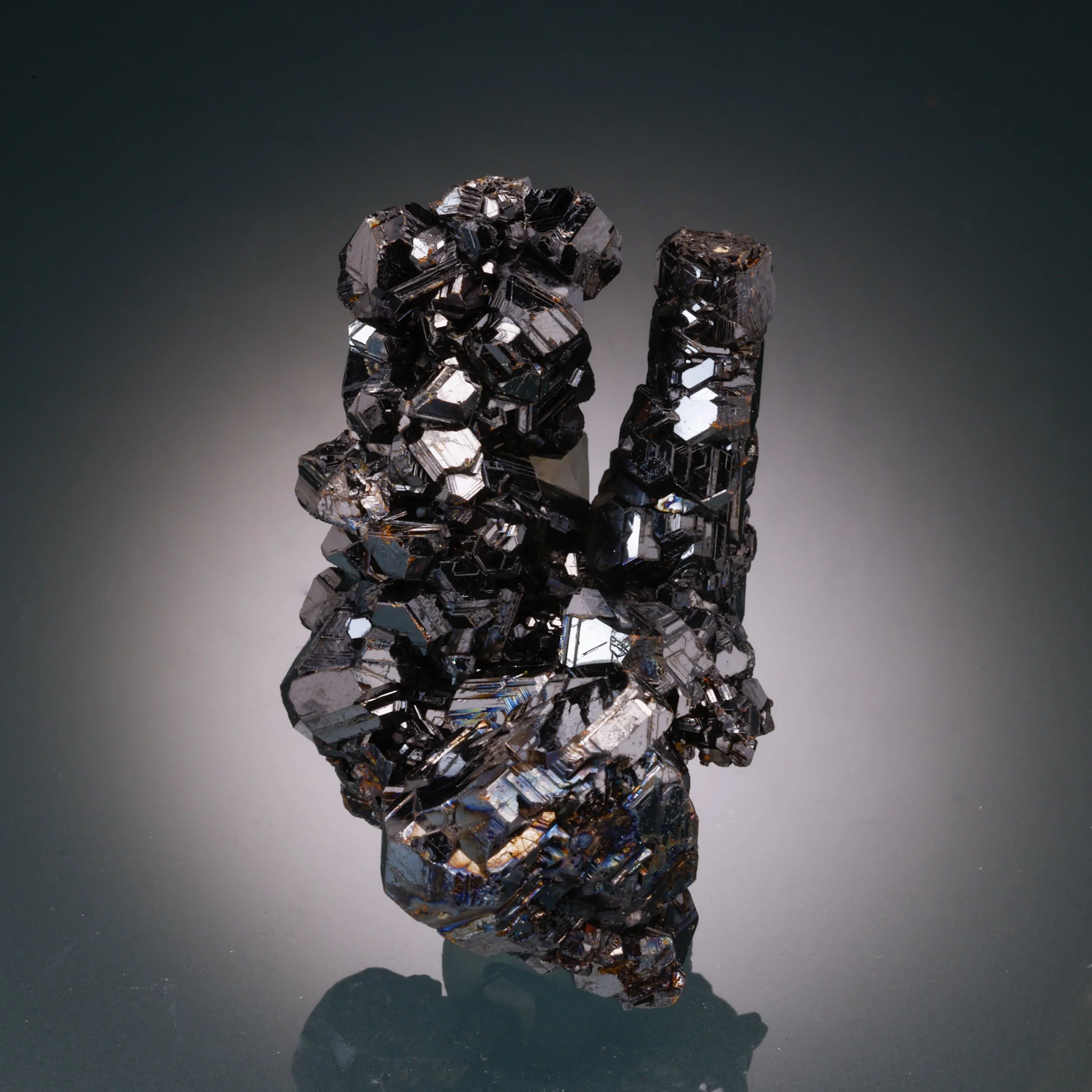 Sphalerite Stalactite, Quartz, Calcite, Dalnegorsk, Primorsky Krai, Russia