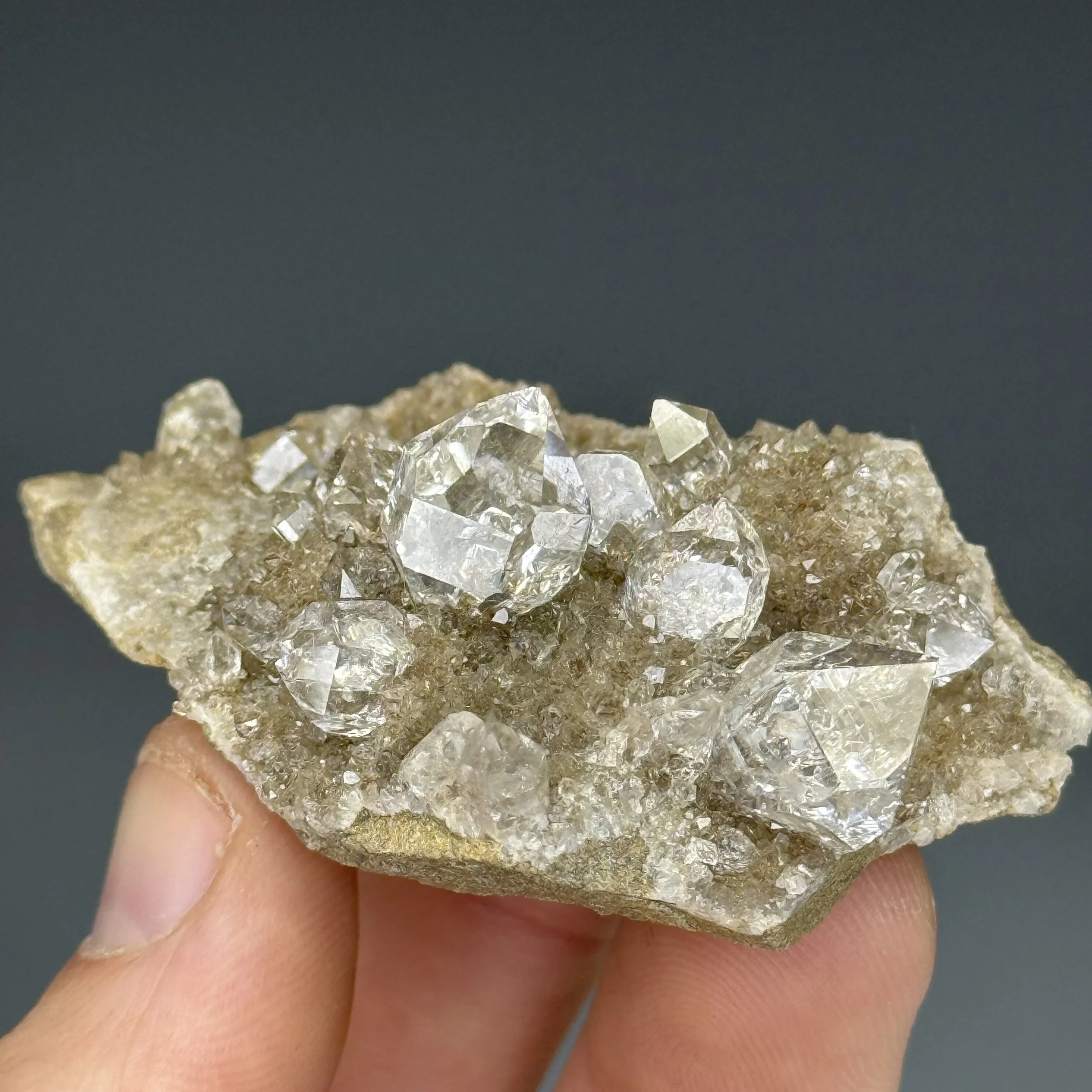 Herkimer Diamond, Diamond Acres, Fonda, New York, USA