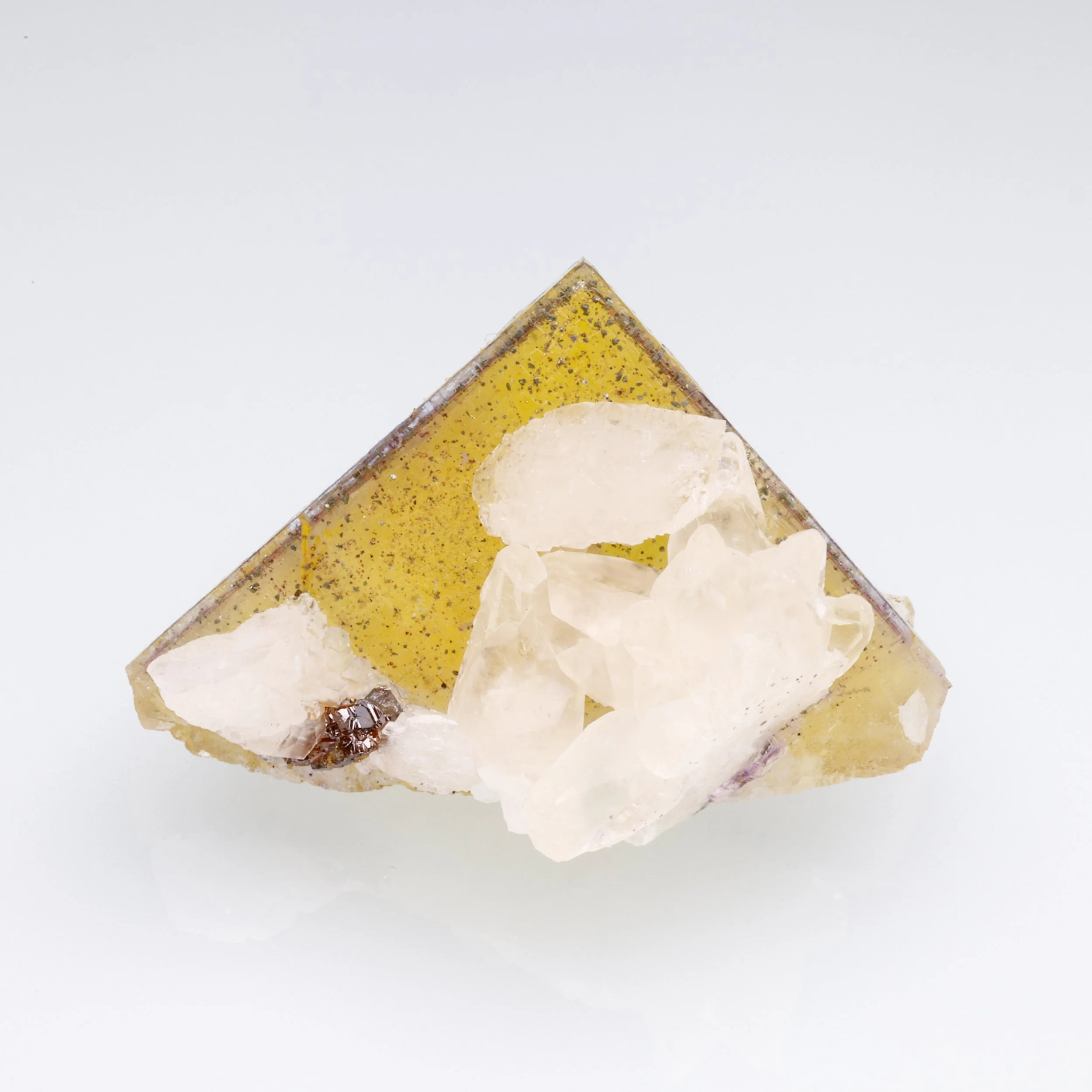 Fluorite, Calcite, Annabel Lee Mine, Harris Creek, Hardin County, Illinois, USA