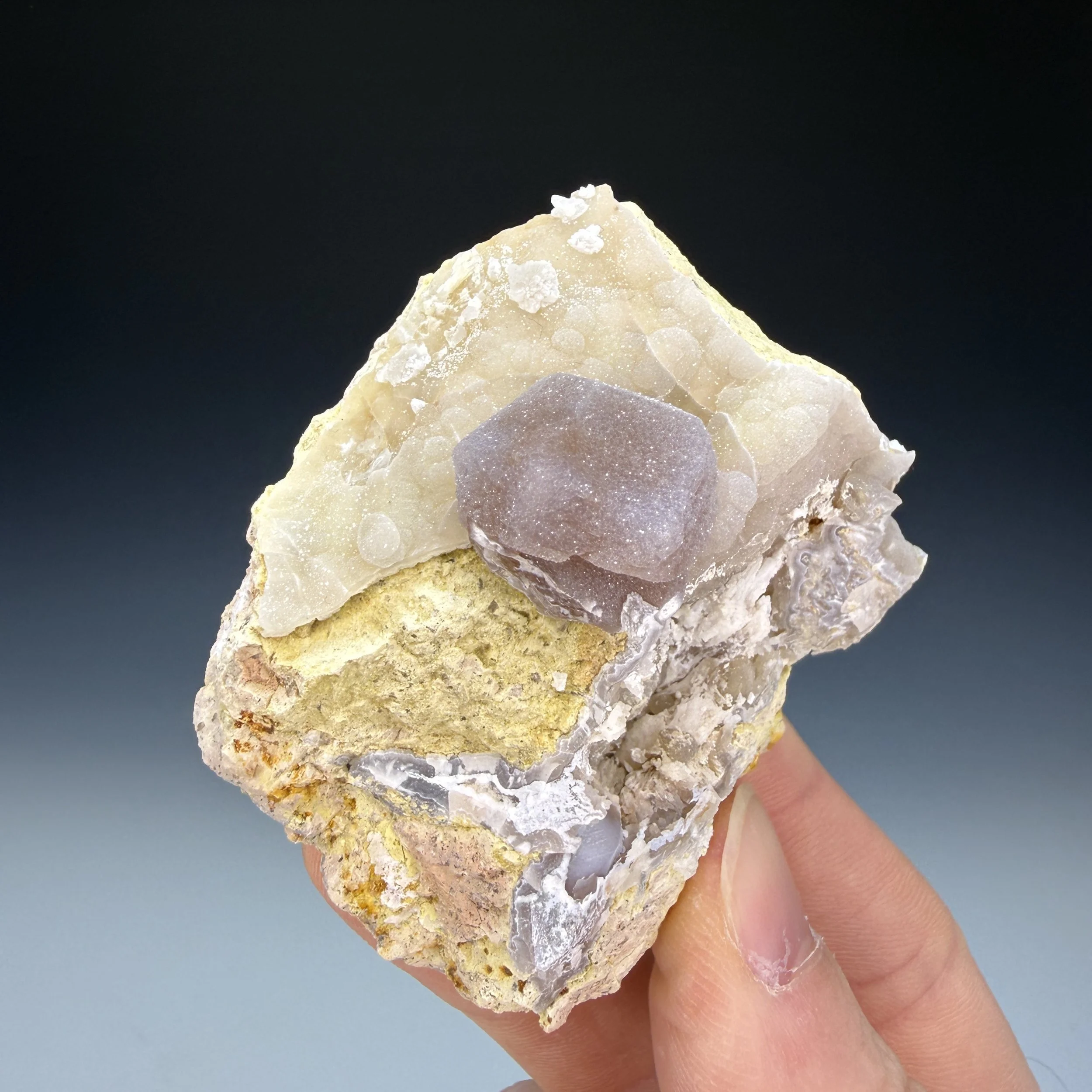 Chalcedony, Pseudomorph, Houselog Creek, Saguache County, Colorado, USA