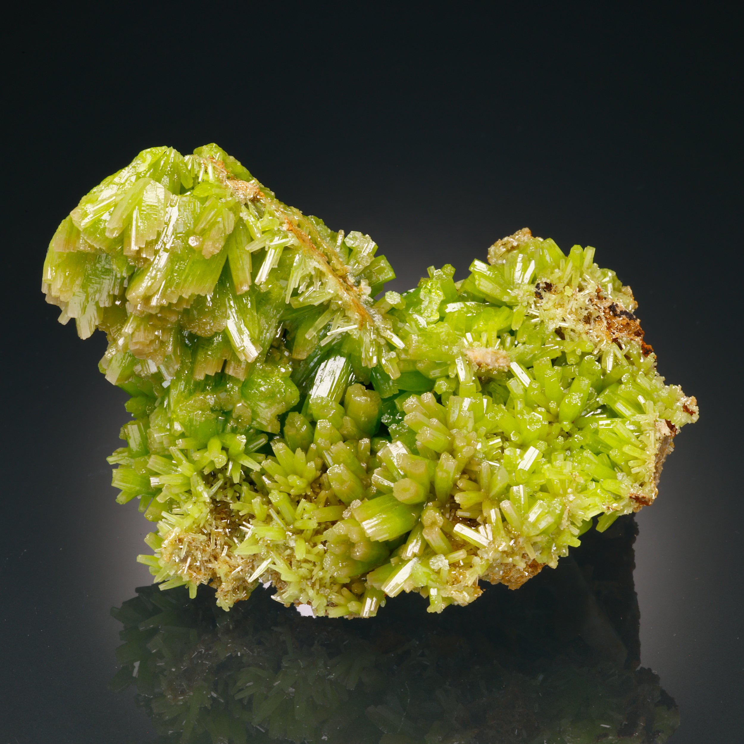 Pyromorphite, Daoping Mine, Gongcheng Co., Guilin, Guangxi, China