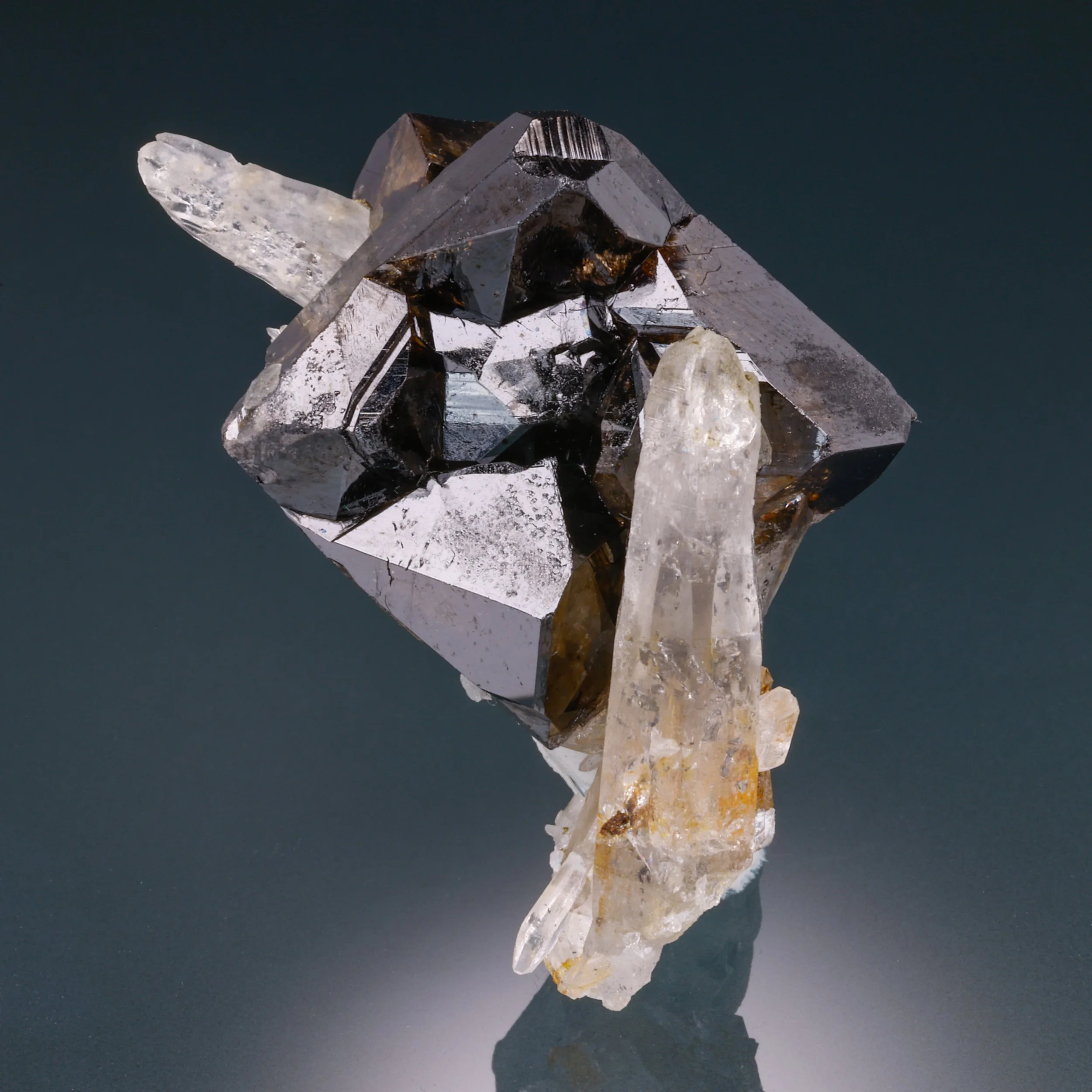 Cassiterite, Quartz, Dulong, Wenshan, Yunnan, China
