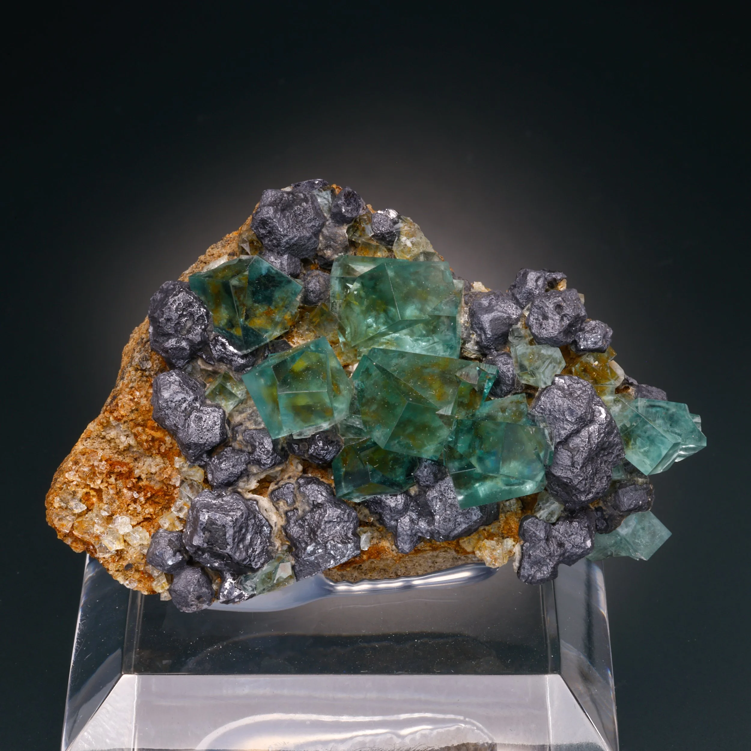 Fluorite, Galena, Rogerley Mine, Stanhope, County Durham, England, UK