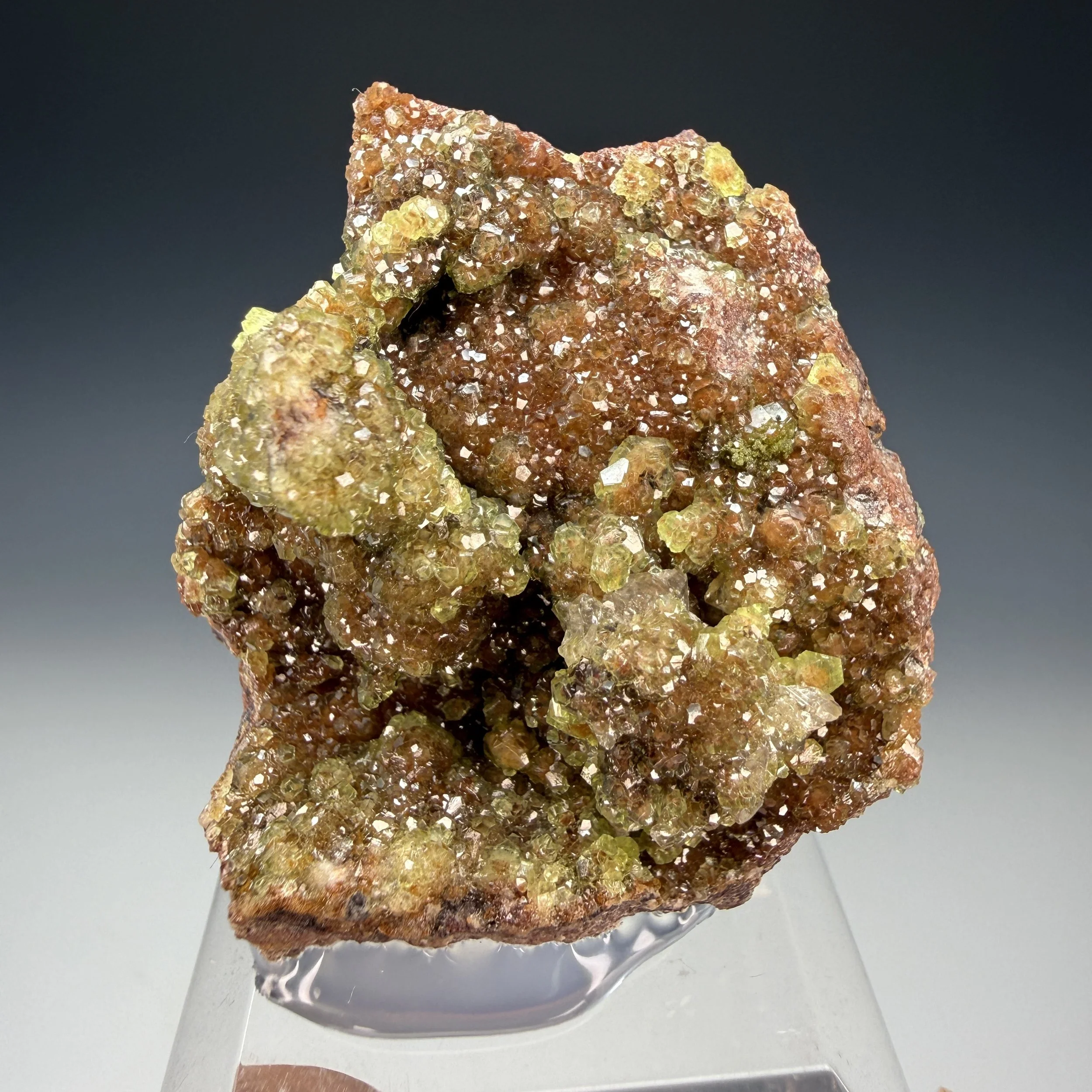 Cuprian Smithsonite, Tsumeb Mine, Oshikoto Region, Namibia