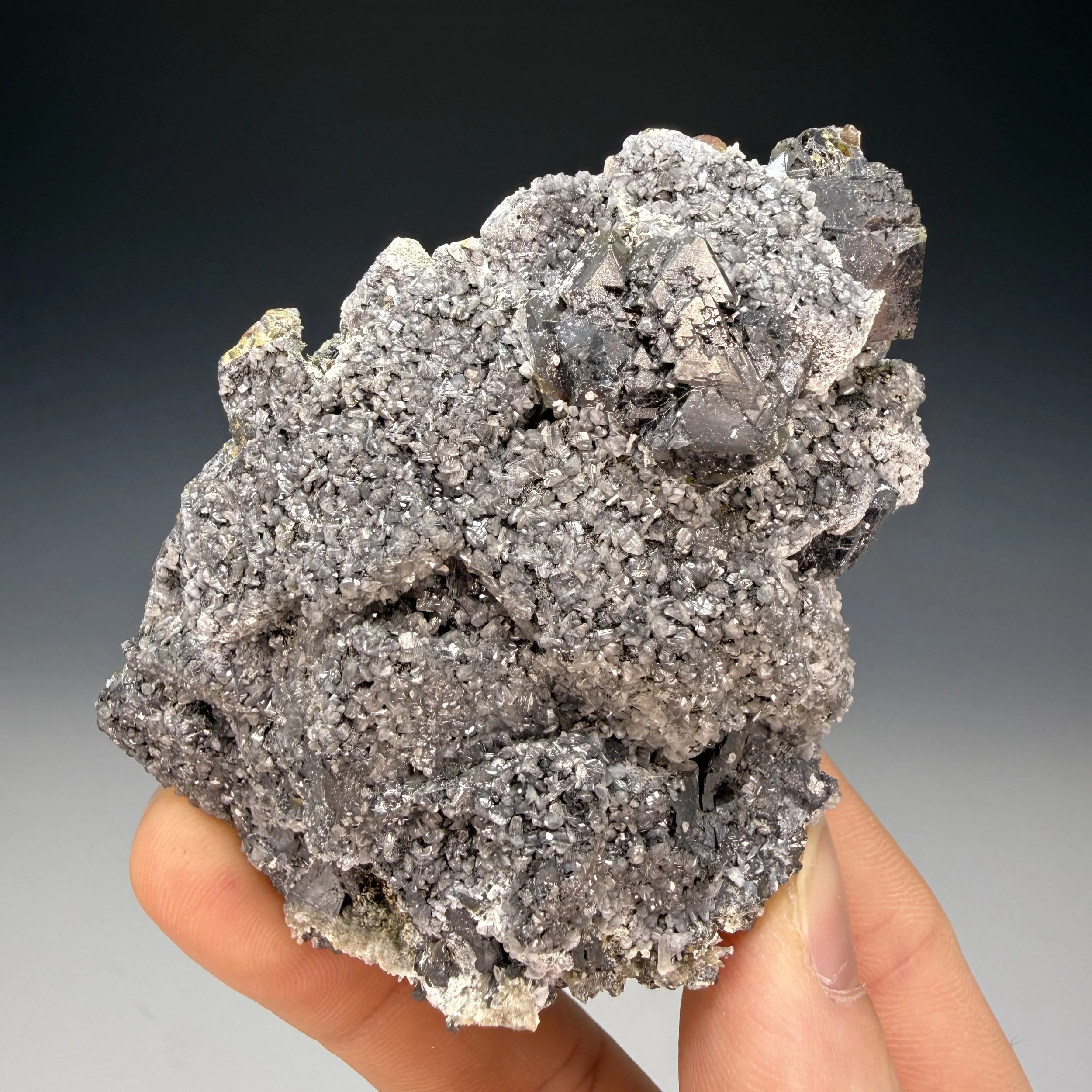 Galena, Cerussite, Sphalerite, Madan ore field, Smolyan Province, Bulgaria