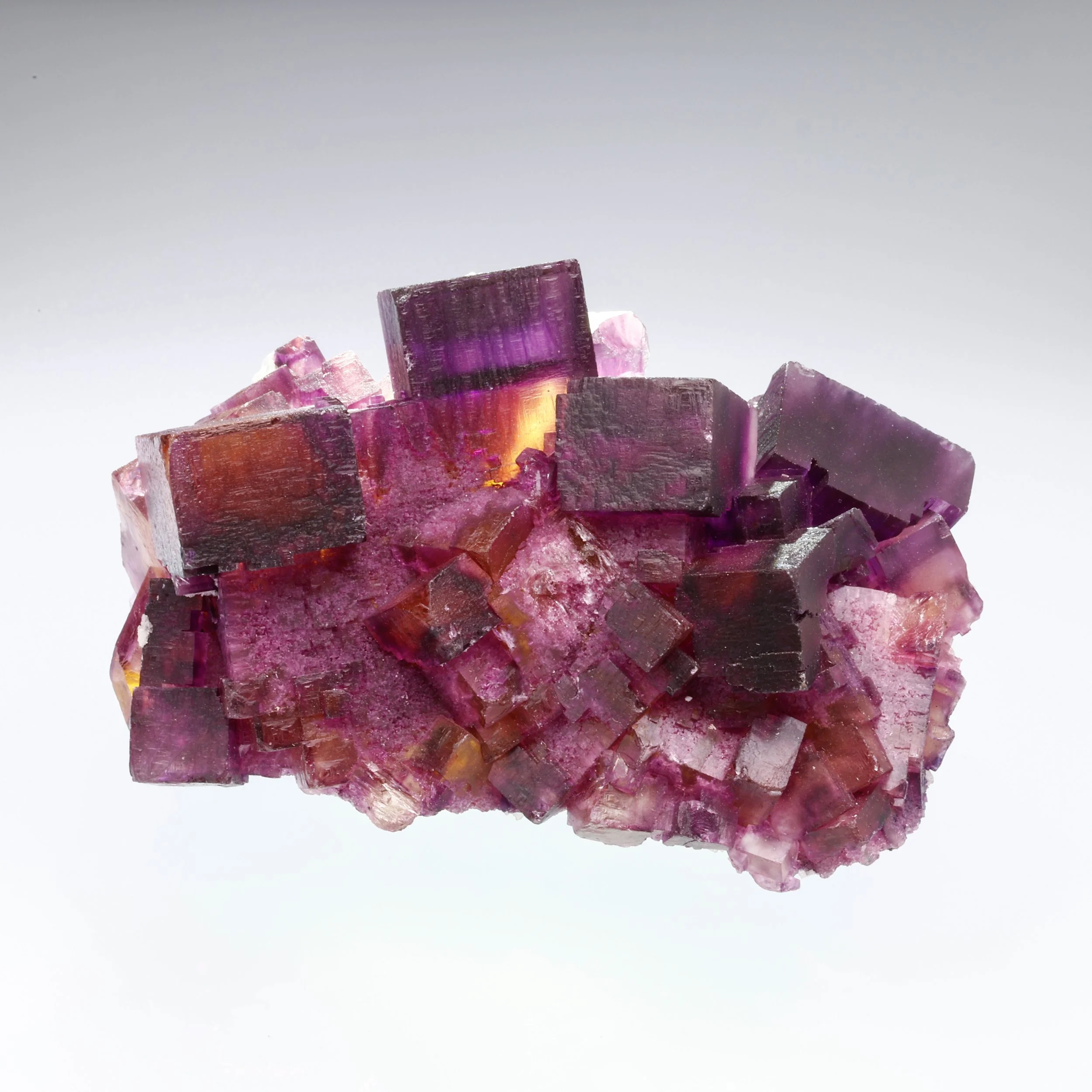 Fluorite, Baryte, Cave-In-Rock, Hardin County, Illinois, USA