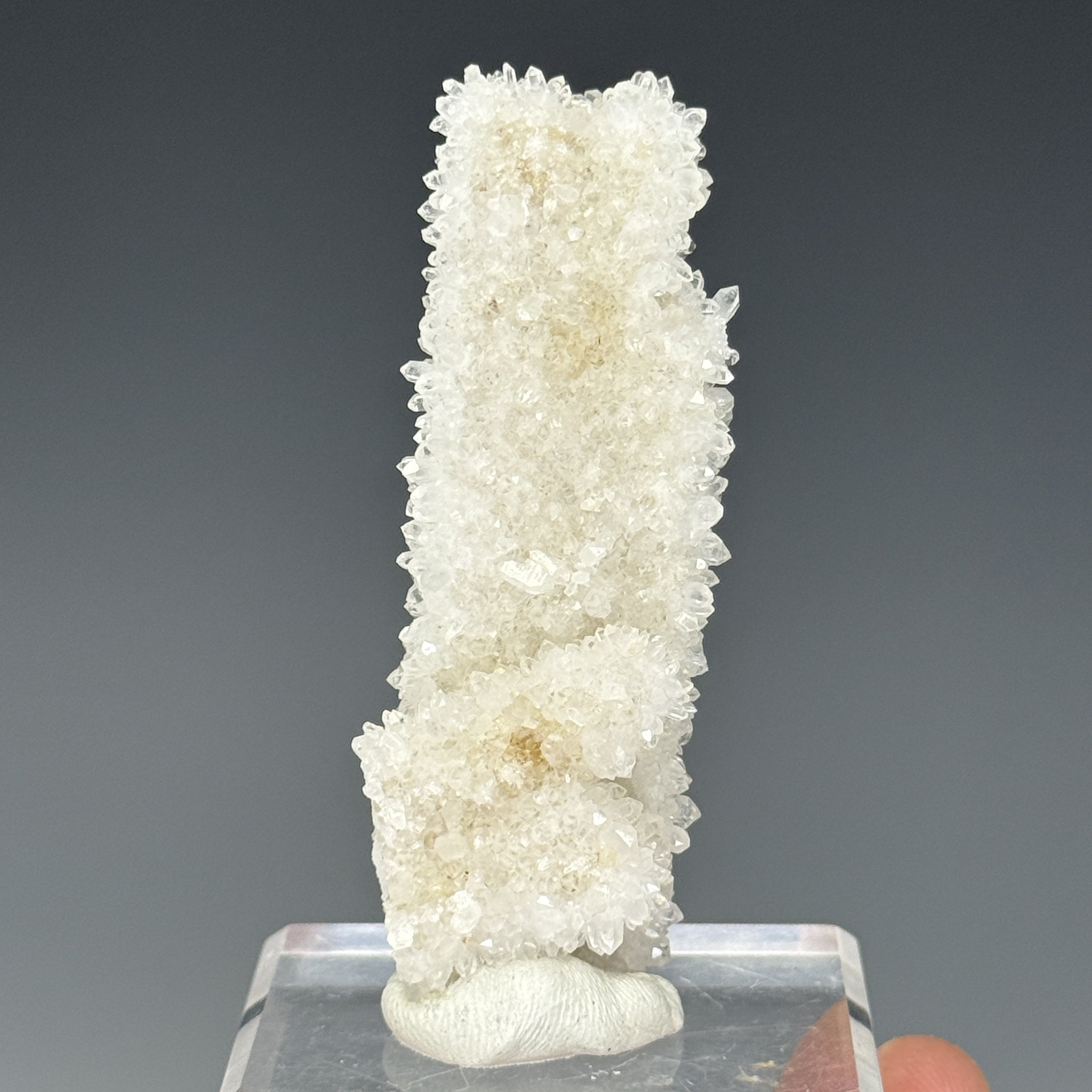 Quartz, Epimorph Anhydrite, O.S. Pocket, Ouray Co., Colorado, USA