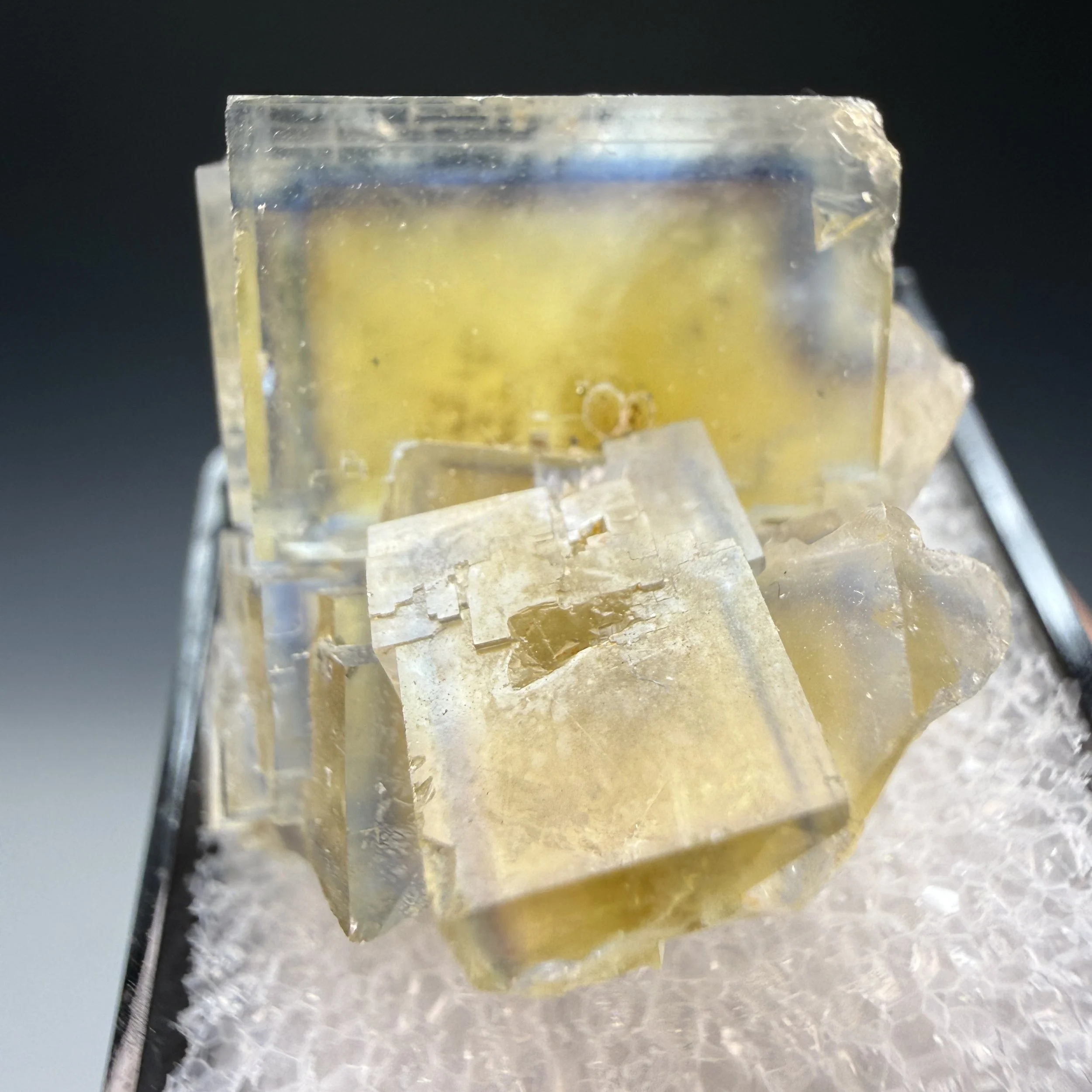 Fluorite, La Barre Mine, Riom, Puy-de-Dome, France