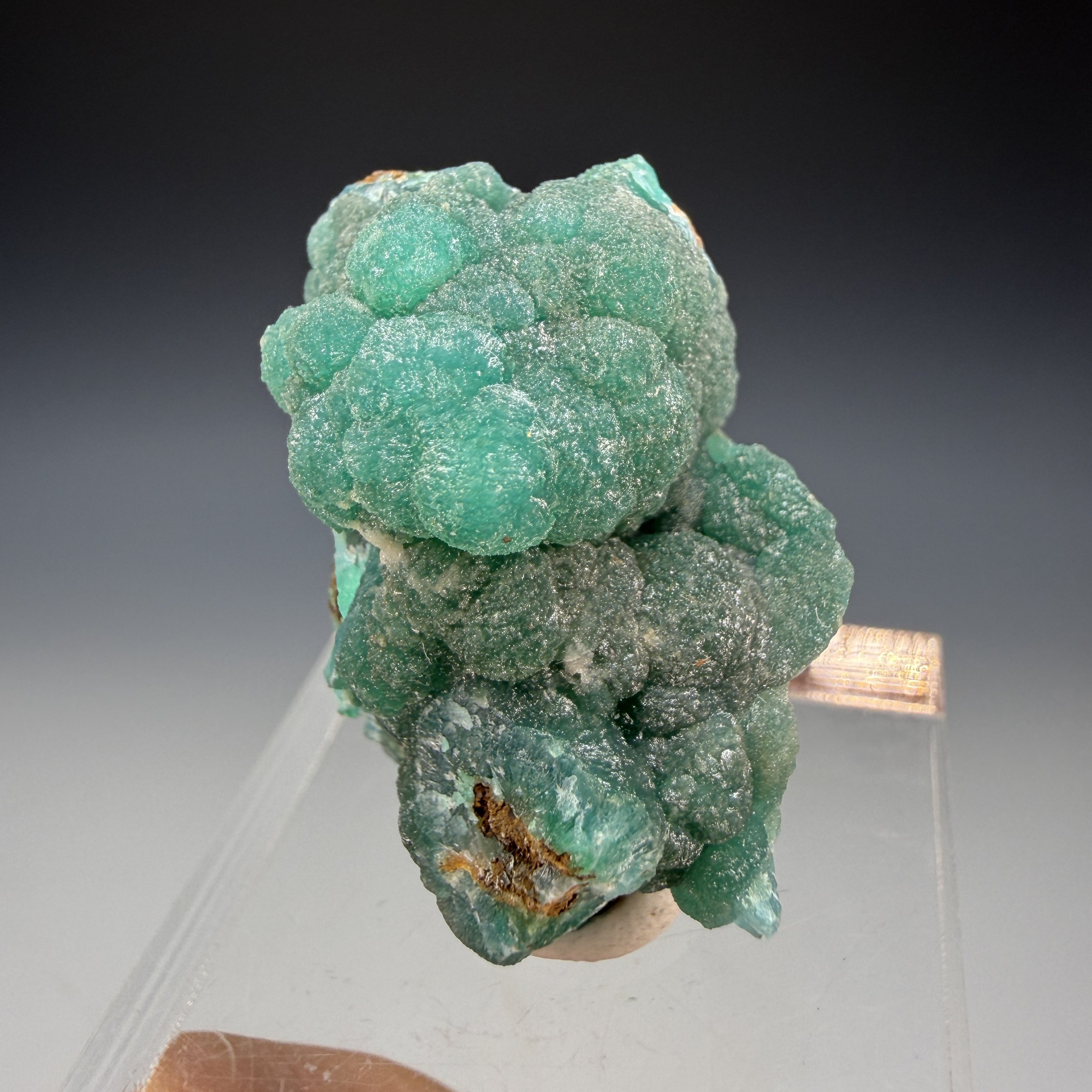 Cuprian Adamite, Hilarion Mine, Lavrion Dist., Attica, Greece