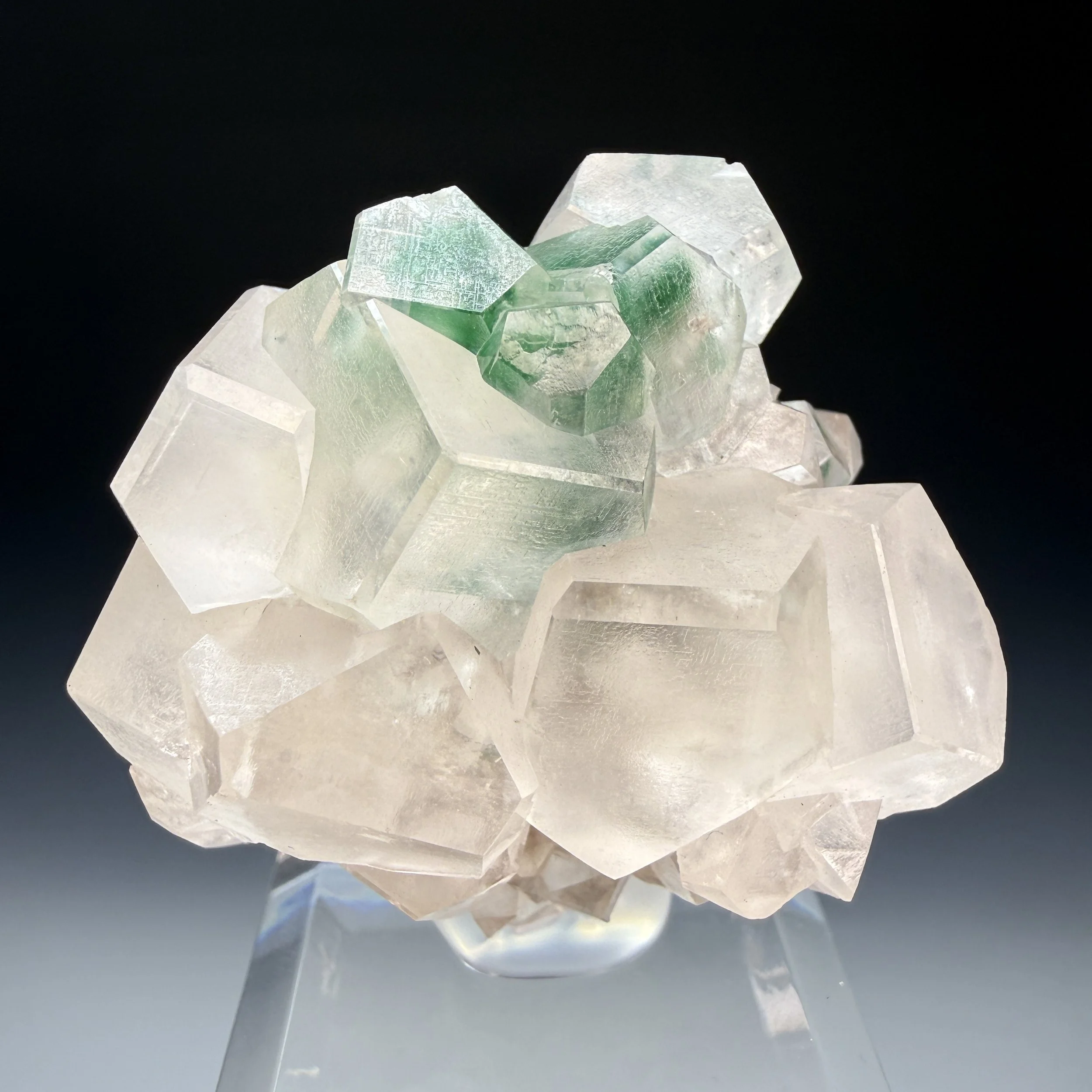 Calcite, Malachite, Tsumeb Mine, Tsumeb, Oshikoto Region, Namibia