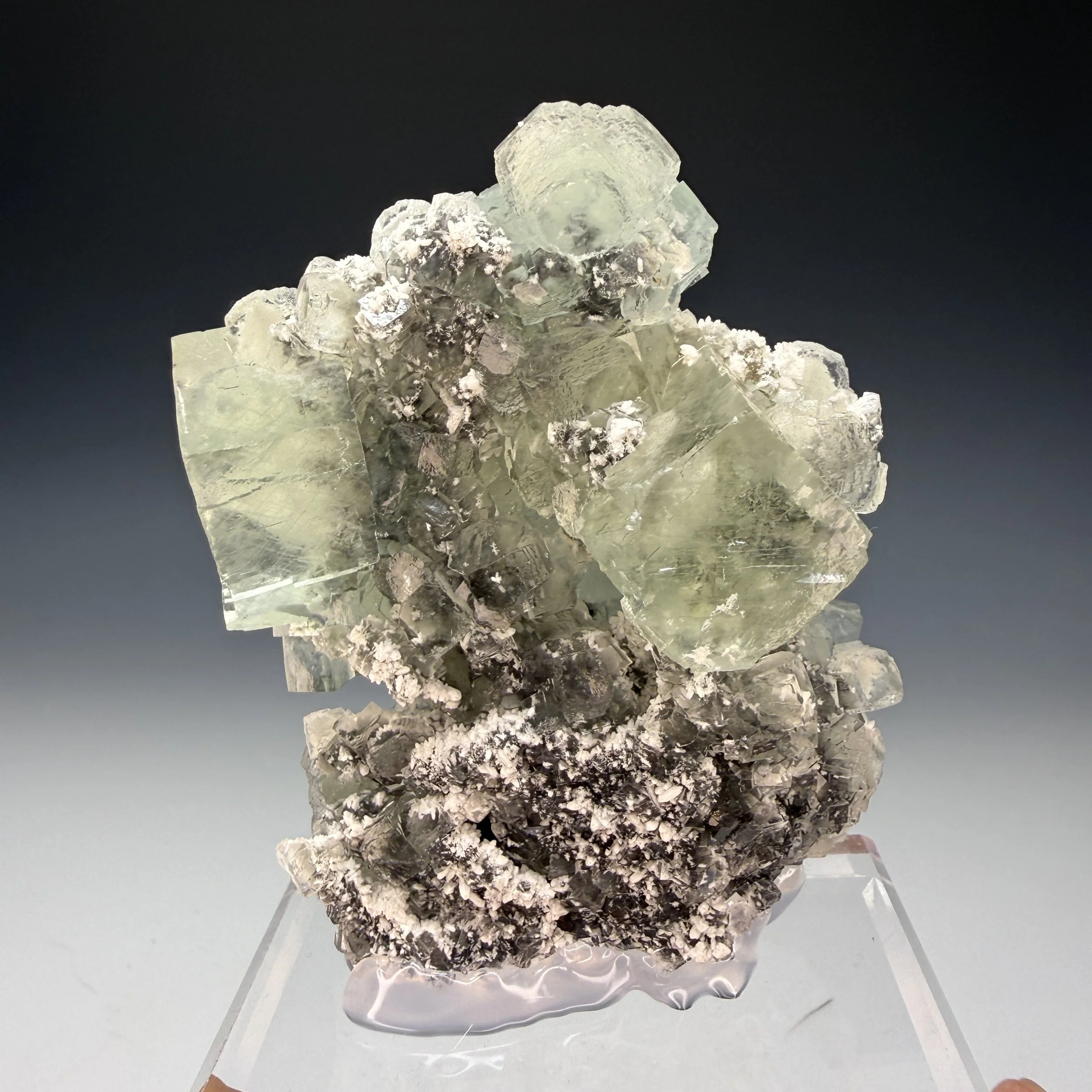Fluorite, Quartz, Taolin Mine, Linxiang Co., Yueyang, Hunan, China