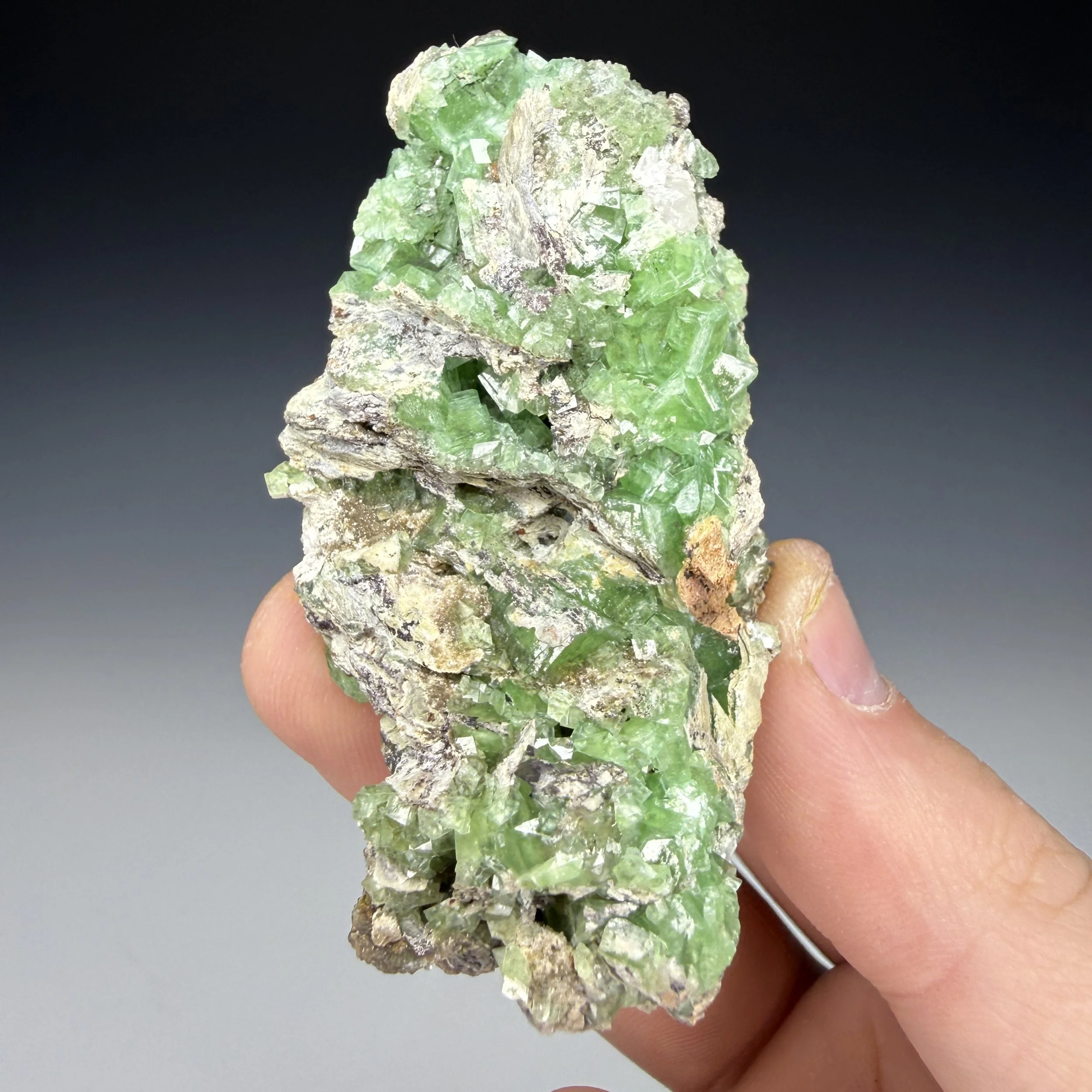 Cuprian Smithsonite, Tsumeb Mine, Tsumeb, Oshikoto Region, Namibia
