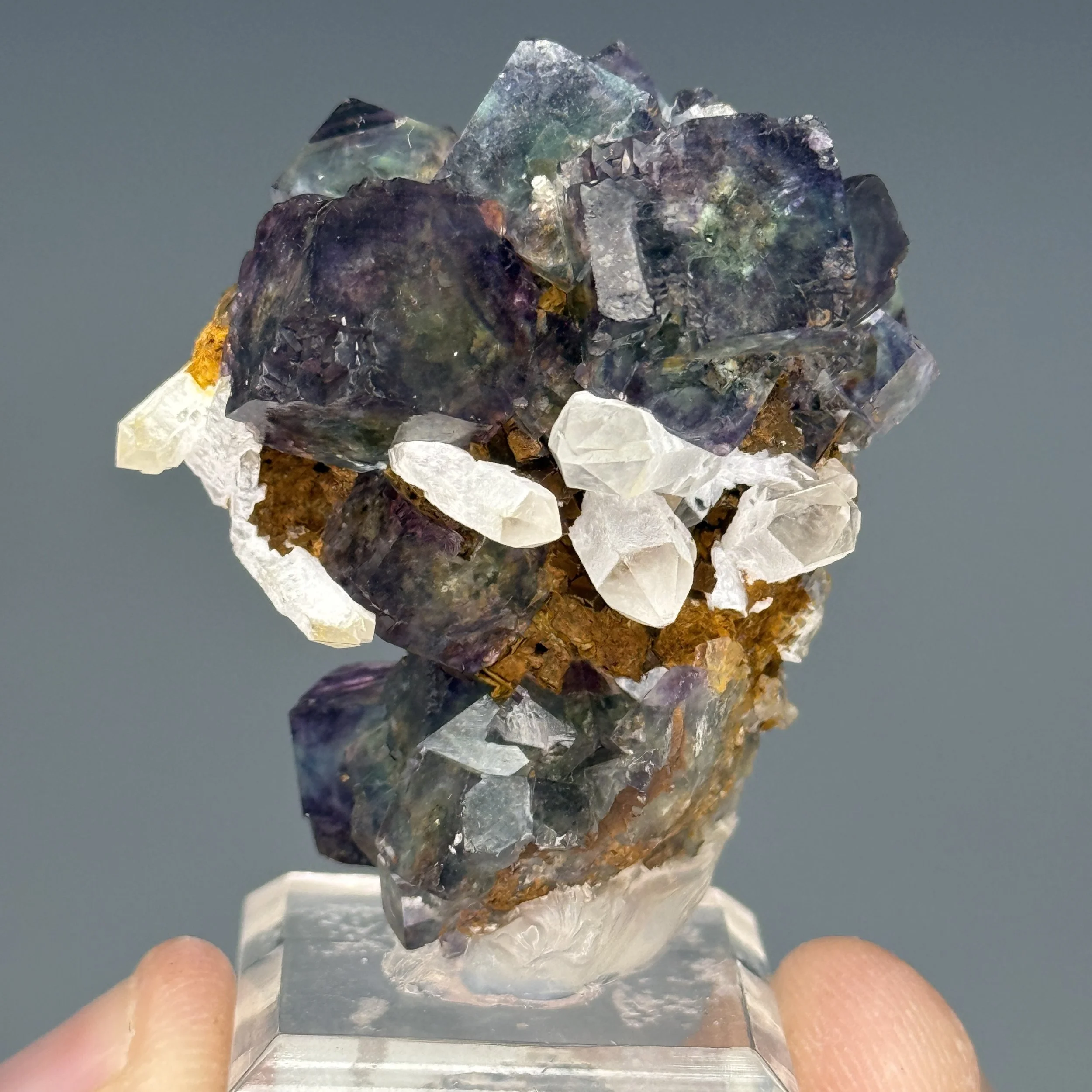 Fluorite, Quartz, Okorusu Mine, Otjiwarongo, Otjozondjupa, Namibia