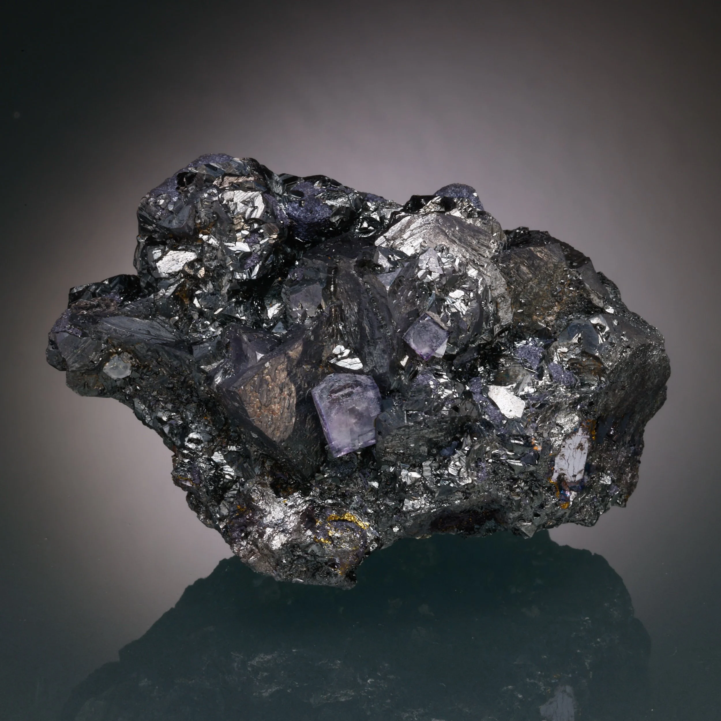 Tetrahedrite, Fluorite, Sweet Home Mine, Alma Mining Dist., Park Co., Colorado, USA