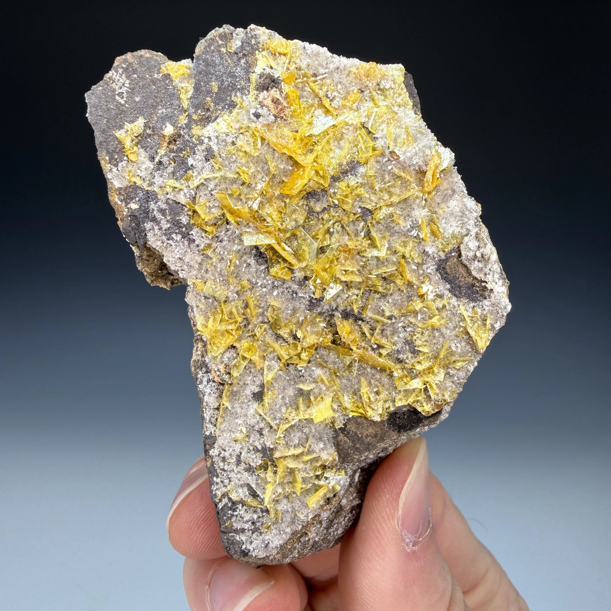 Wulfenite, 79 Mine, Banner Mining District, Gila County, Arizona, USA