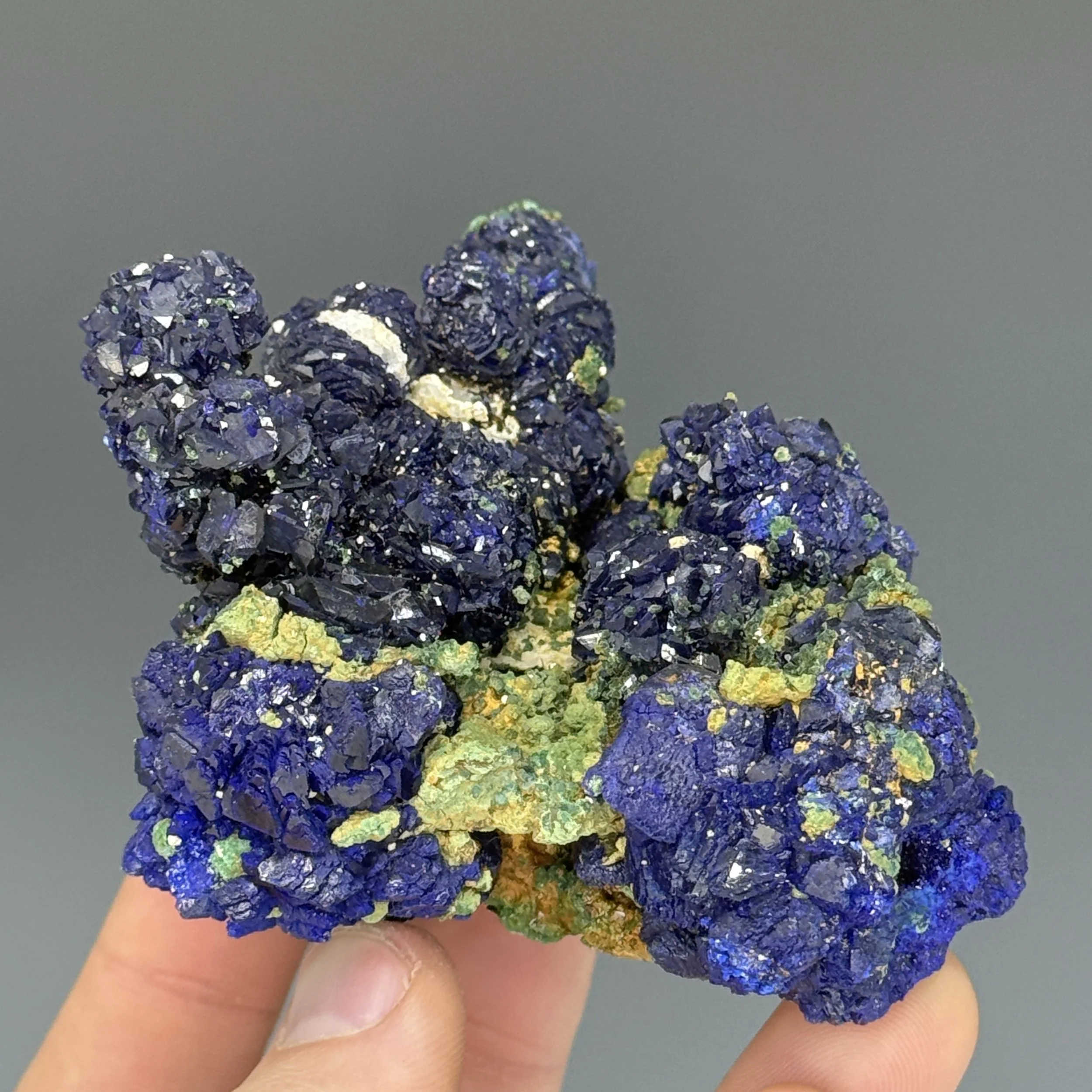 Azurite, Malachite, Big Indian Copper Mine, San Juan Co., Lisbon Valley Dist., Utah, USA