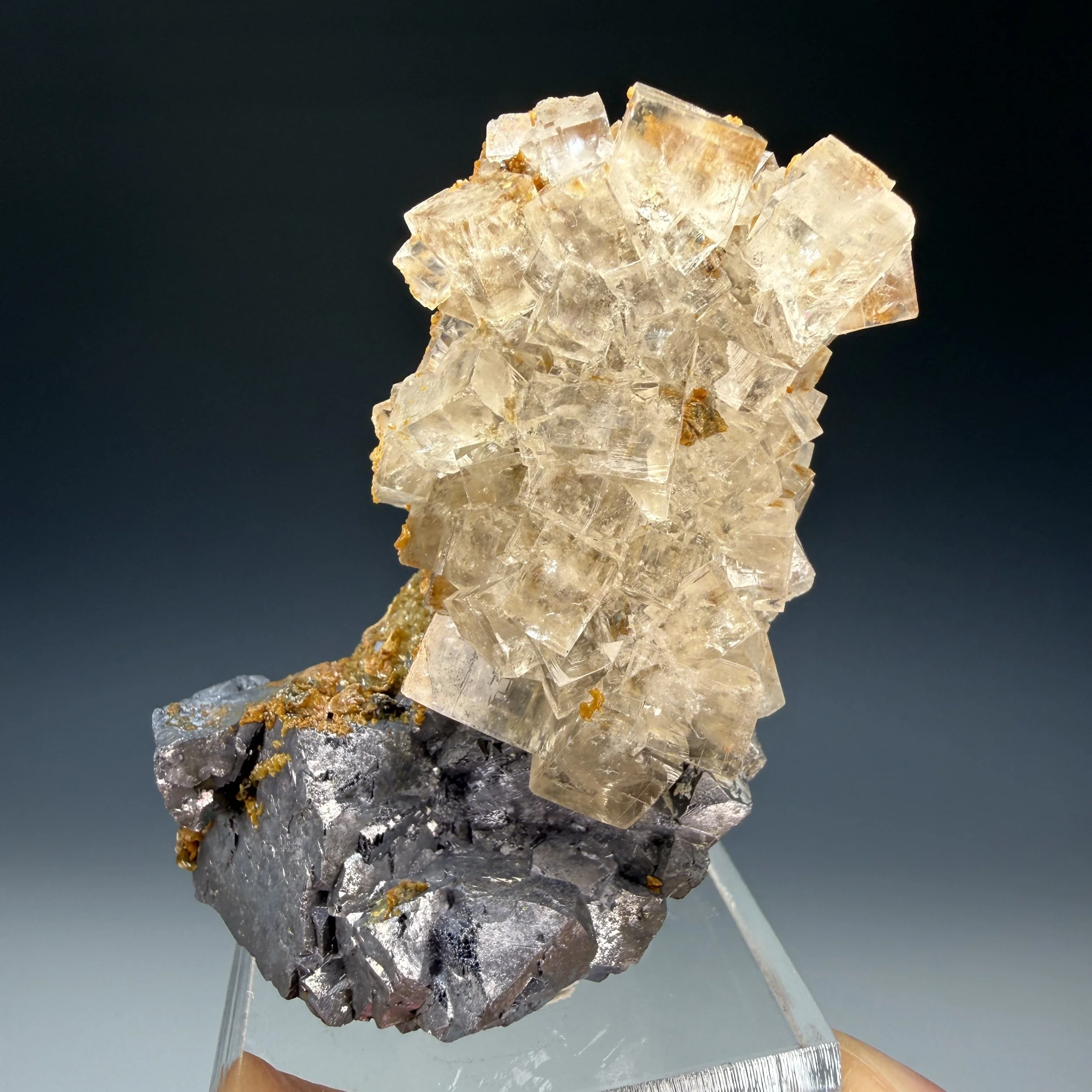 Fluorite, Siderite, Galena, Boundary Cross Vein, Nenthead, Alston Moor, Eden, Cumbria, England, UK