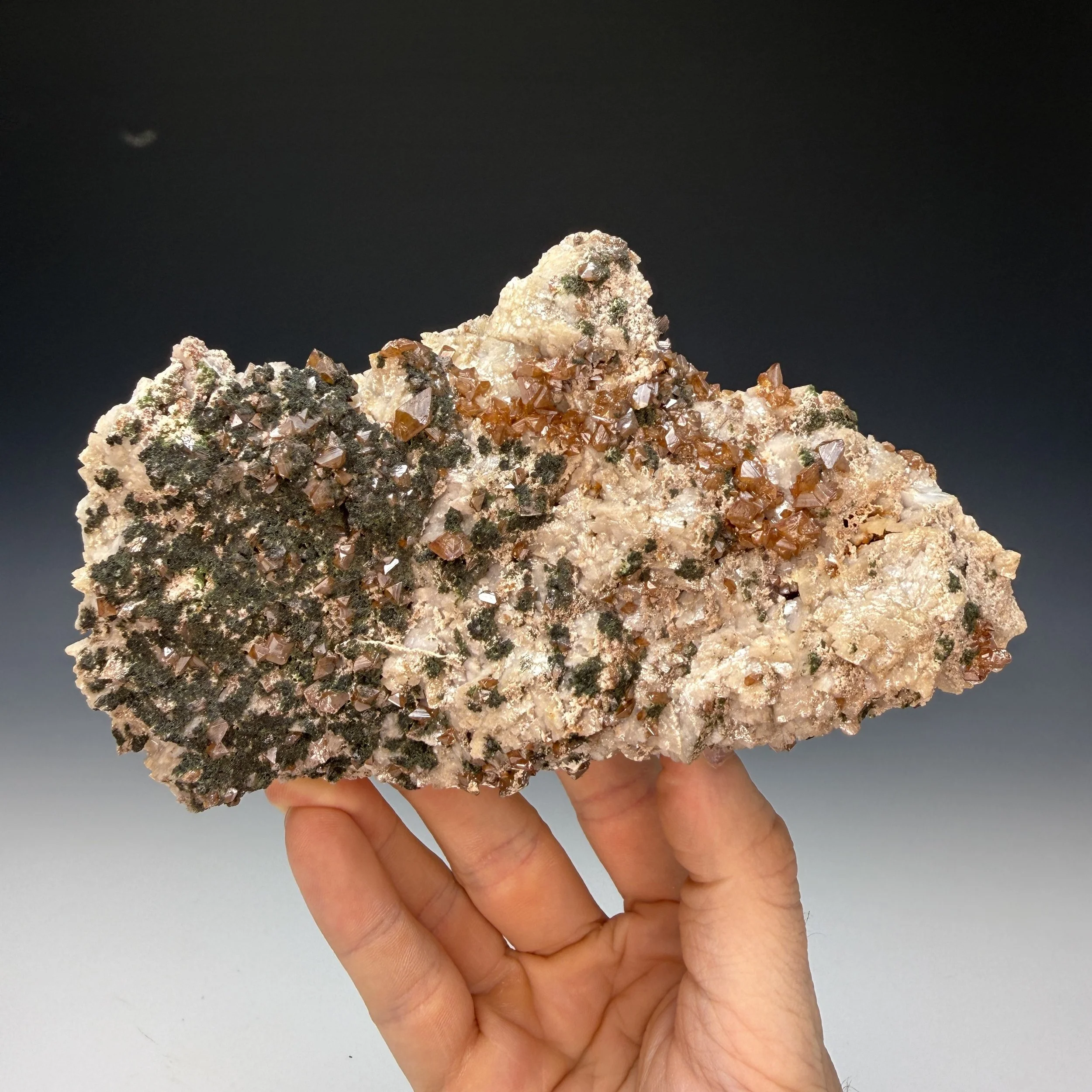 Wulfenite, Dolomite, Tsumeb Mine, Tsumeb, Oshikoto Region, Namibia