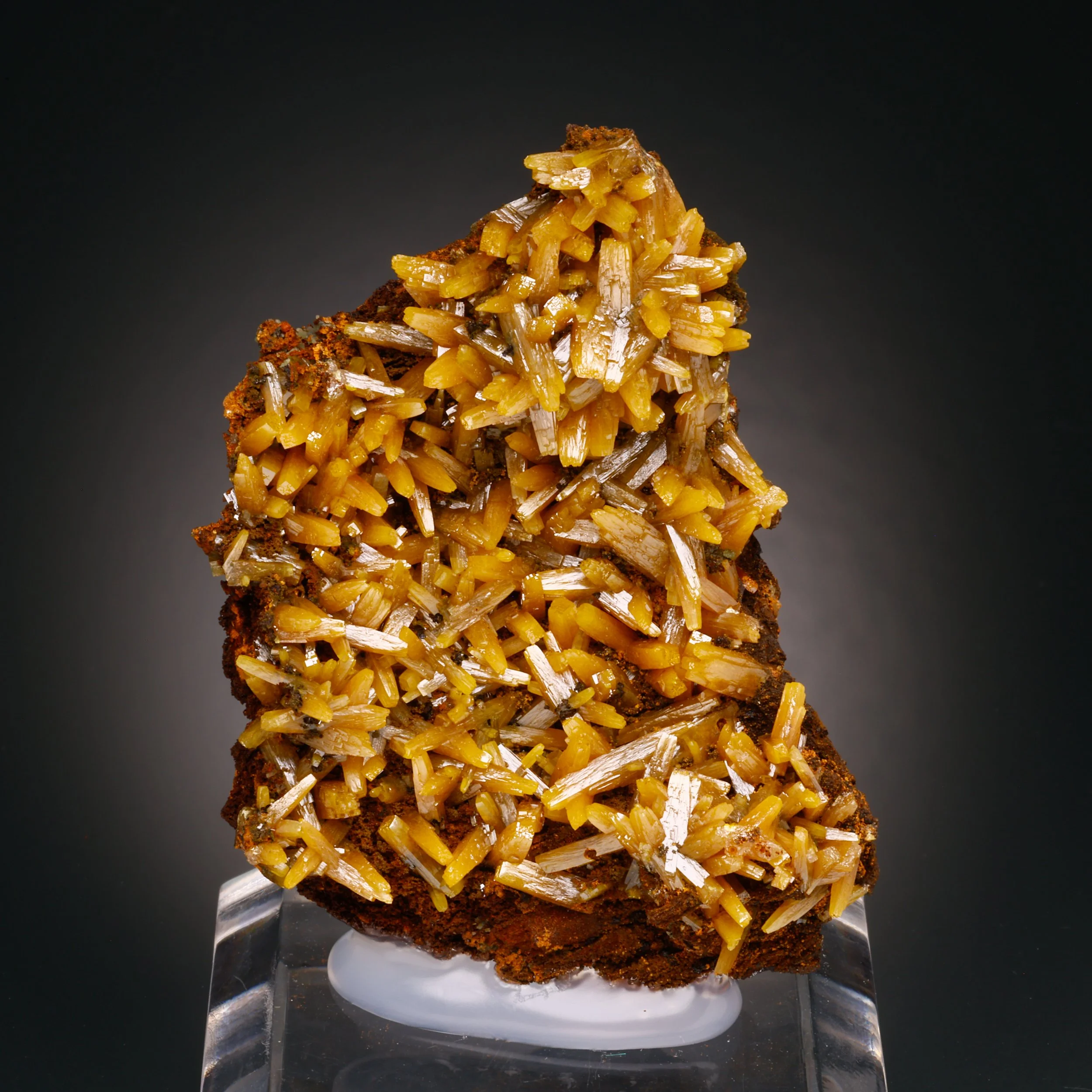 Wulfenite, Ojuela Mine, Mapimi, Durango, Mexico
