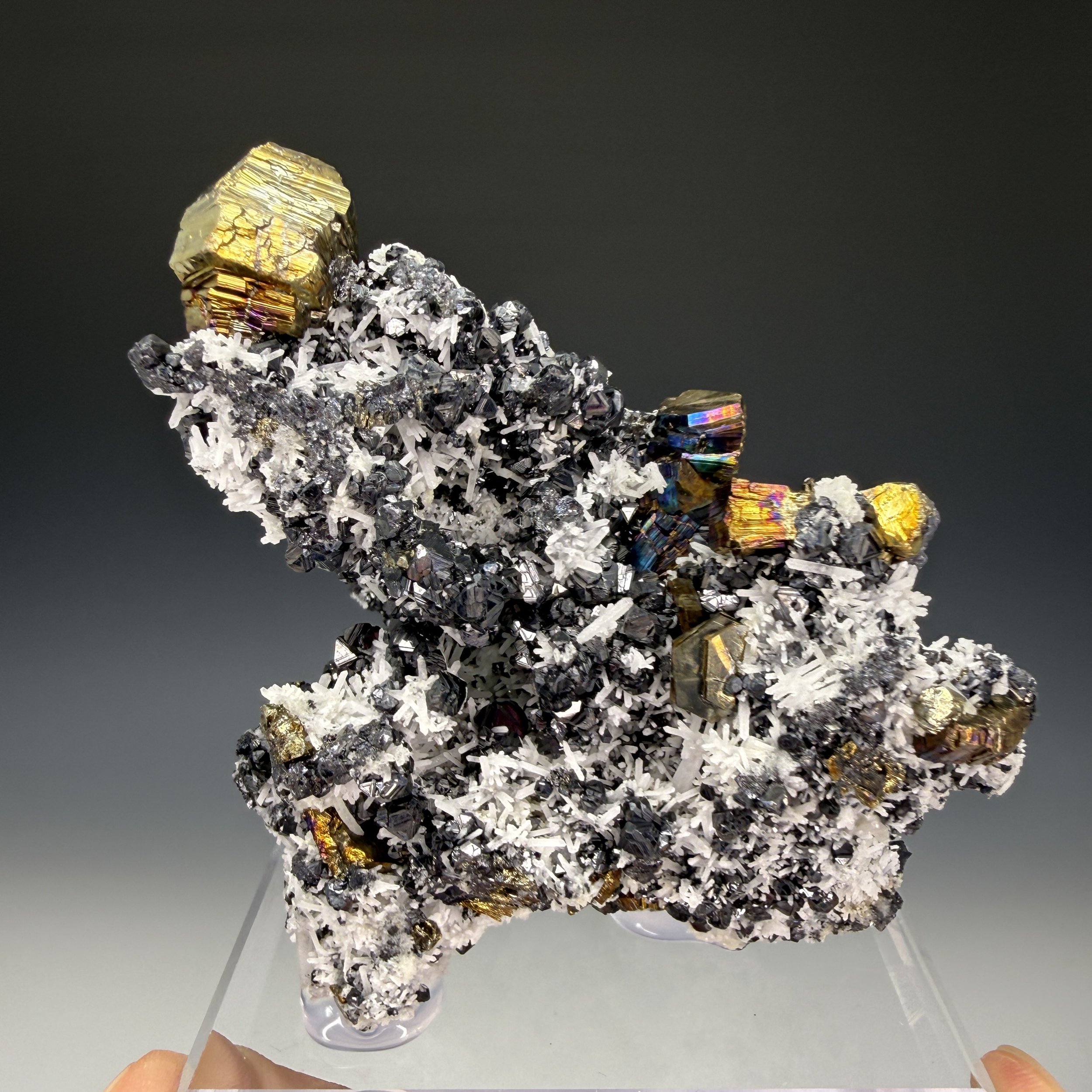 Pyrrhotite, Quartz, Sphalerite, Nikolaevskiy Mine, Dalnegorsk, Primorsky Krai, Russia