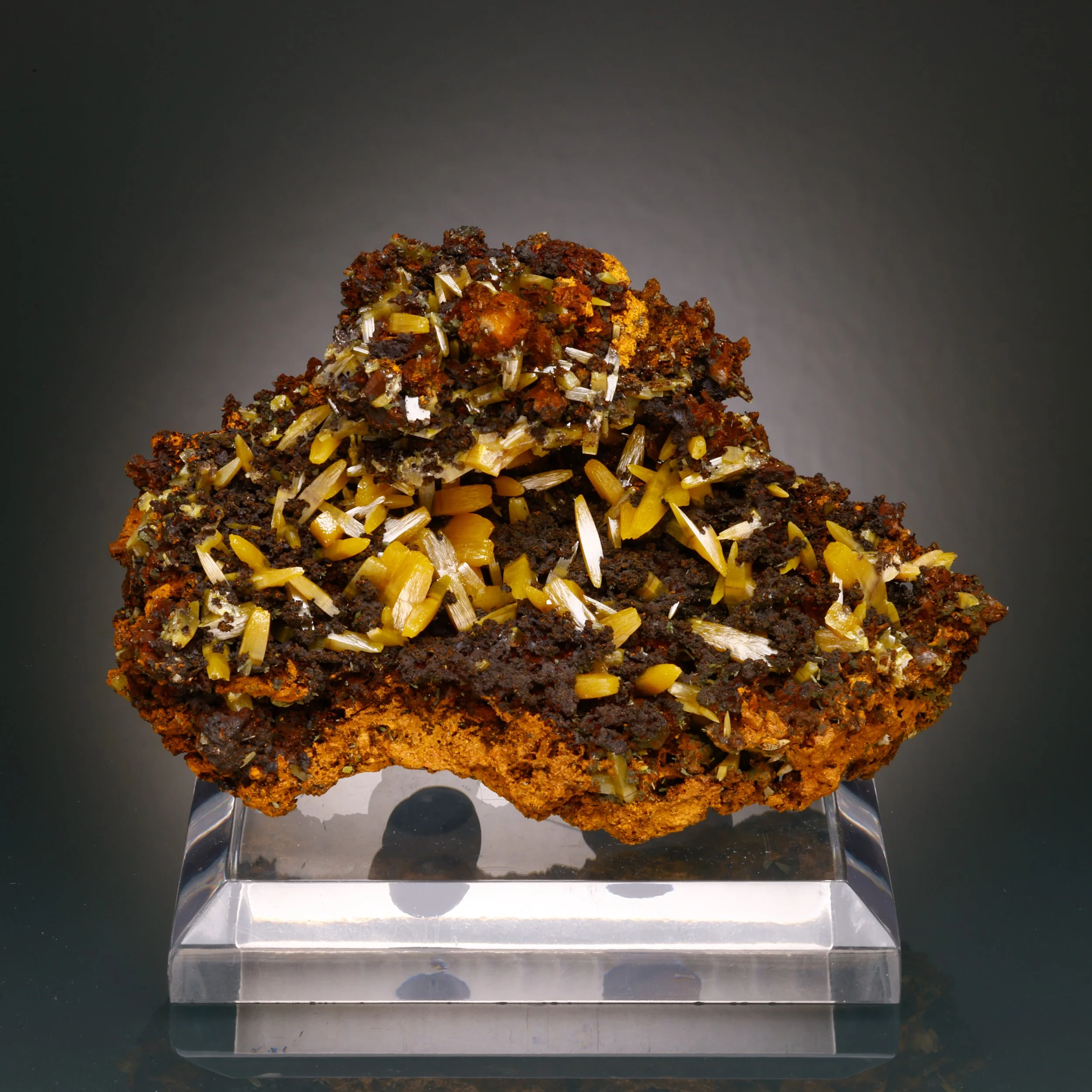 Wulfenite, Ojuela Mine, Mapimi, Durango, Mexico